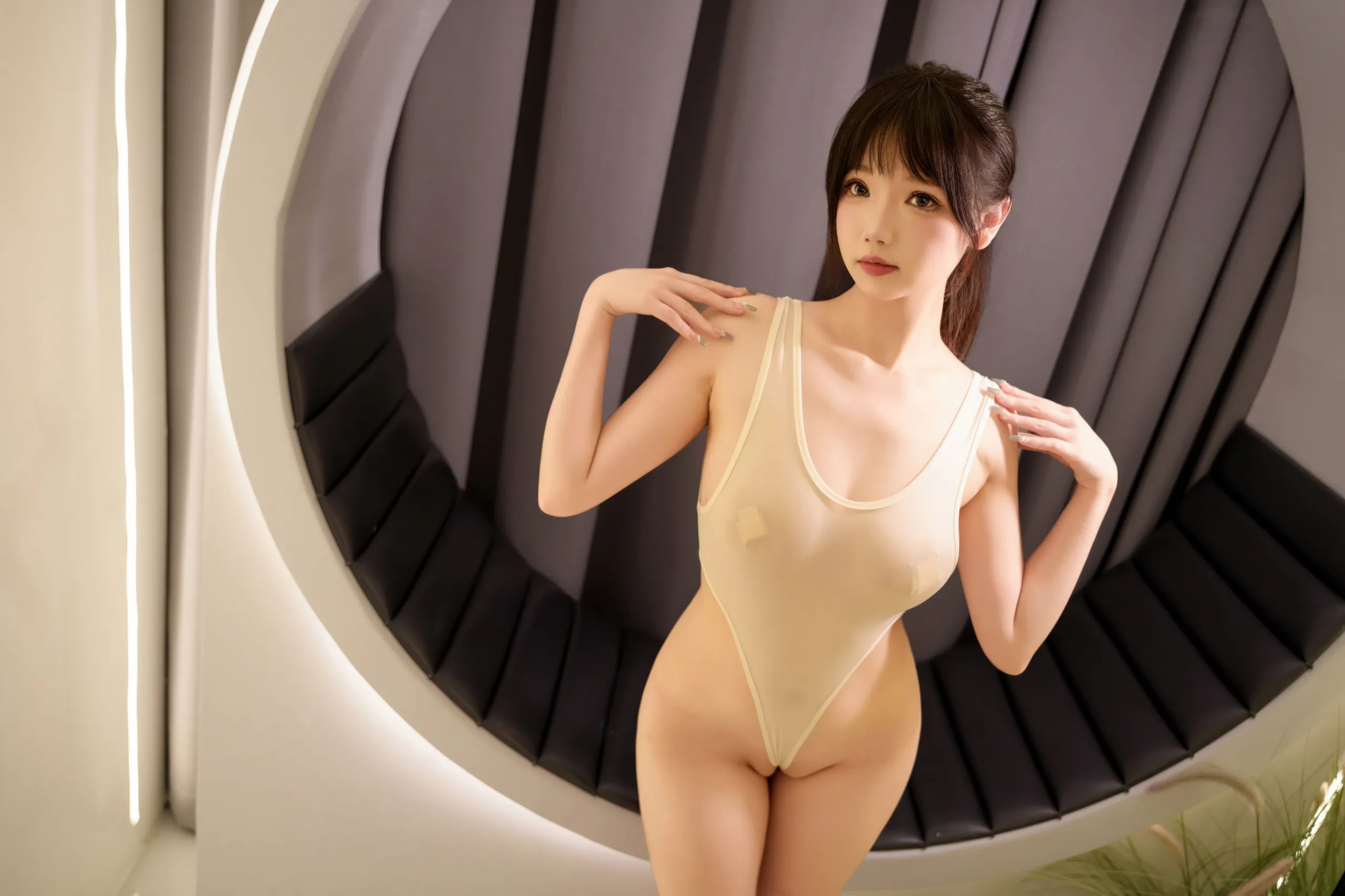 雪晴Astra：体操服写真 - 第10张写真大图