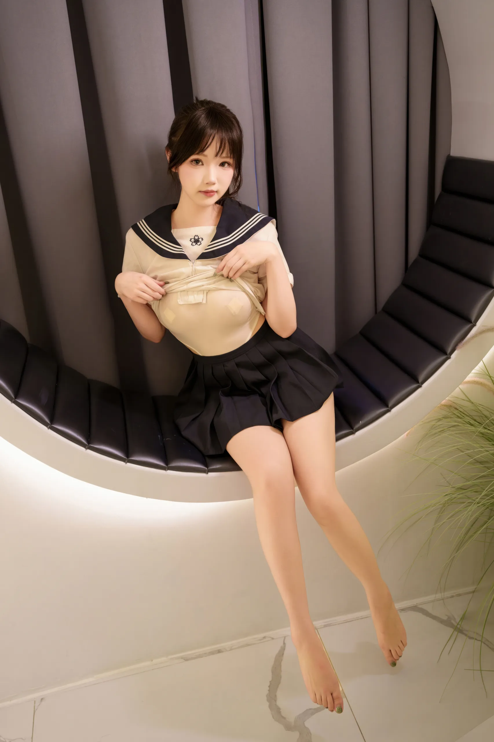 雪晴Astra：体操服写真 - 第23张写真大图