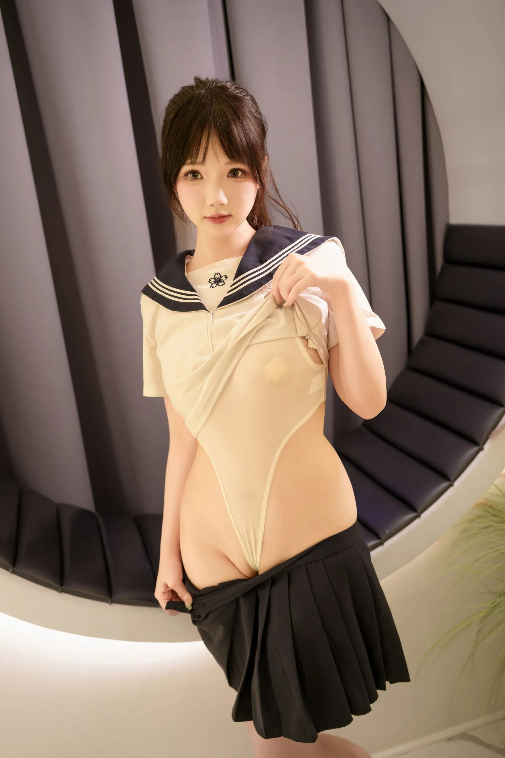 雪晴Astra：体操服写真 - 第61张写真大图
