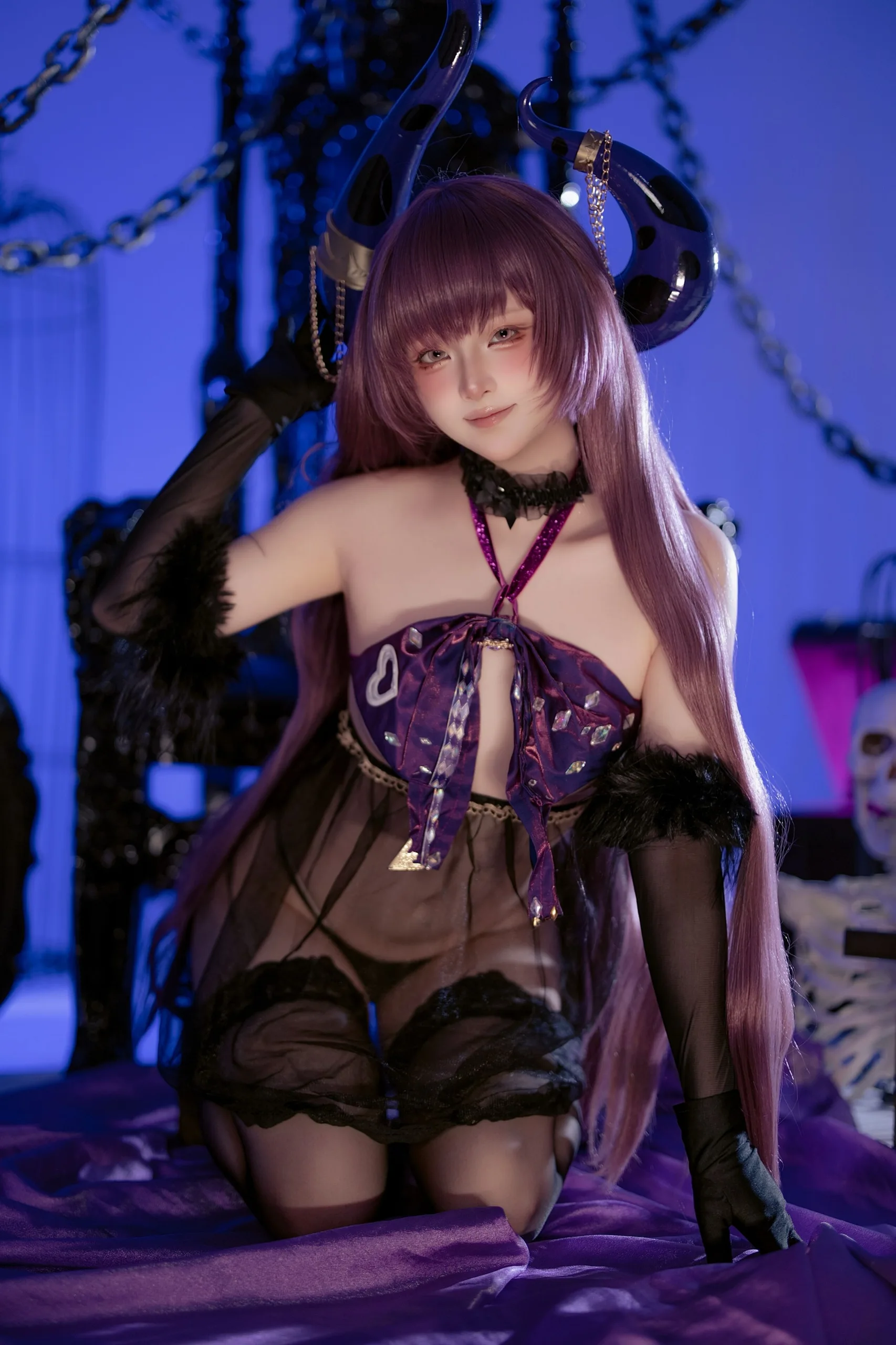 屿鱼 碧蓝航线 安妮女王 隐秘之拥的呼唤 56P - 第34张写真大图