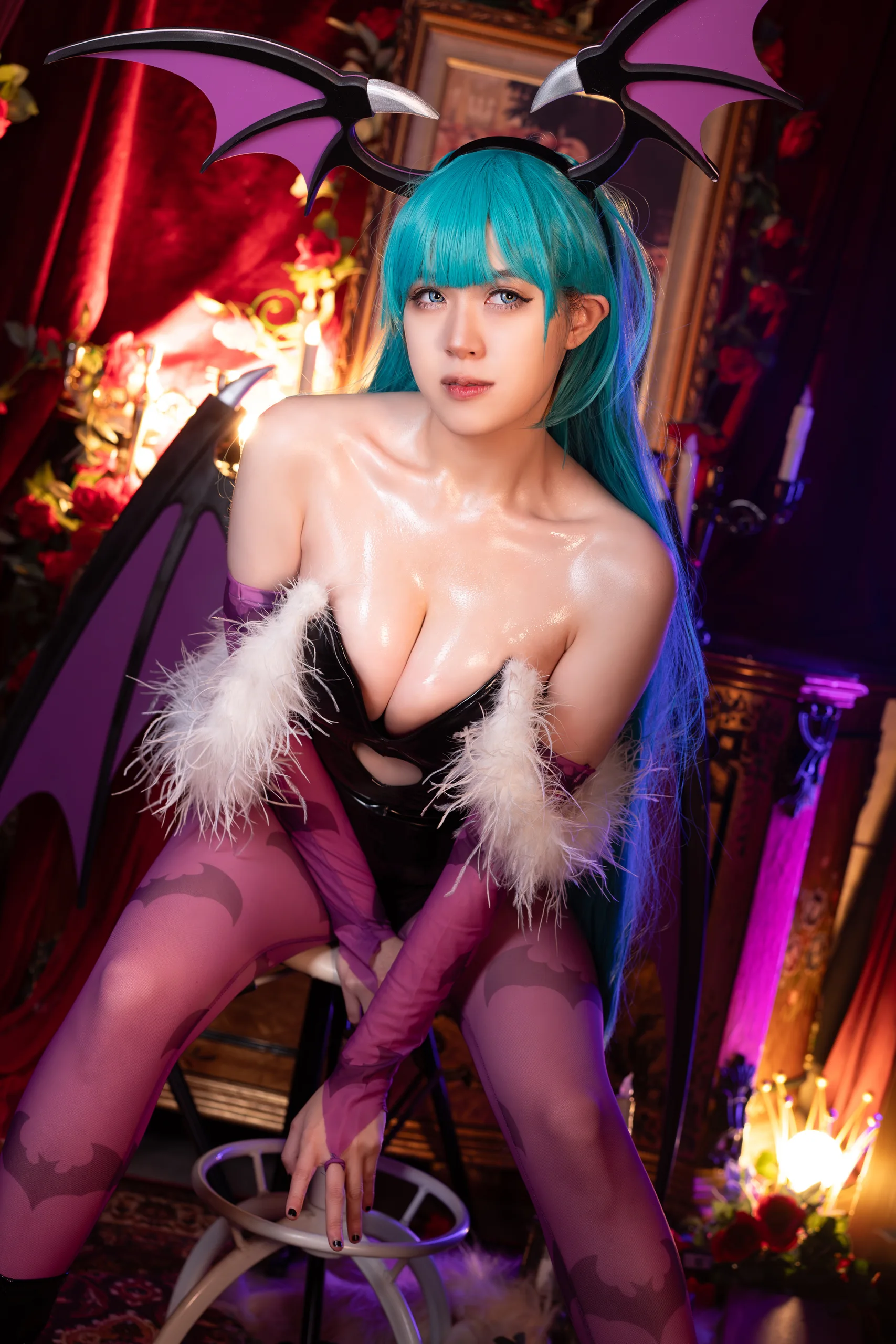 Hatori Sama(奈奈紀) Morrigan Darkstalkers 39P - 第18张写真大图