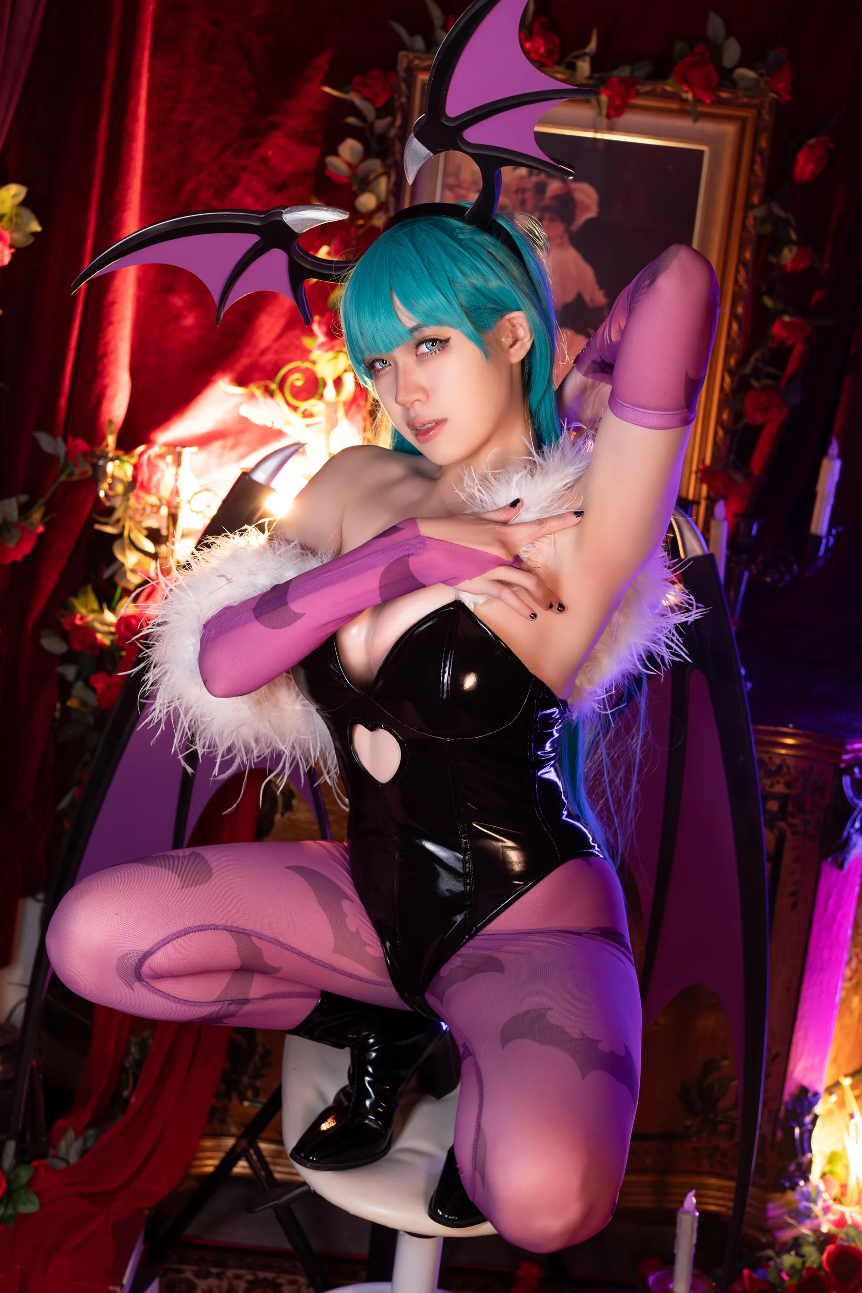 Hatori Sama(奈奈紀) Morrigan Darkstalkers 39P - 第29张写真大图