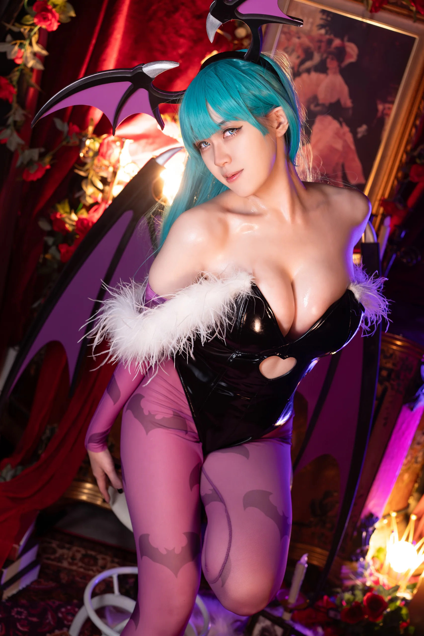 Hatori Sama(奈奈紀) Morrigan Darkstalkers 39P - 第31张写真大图