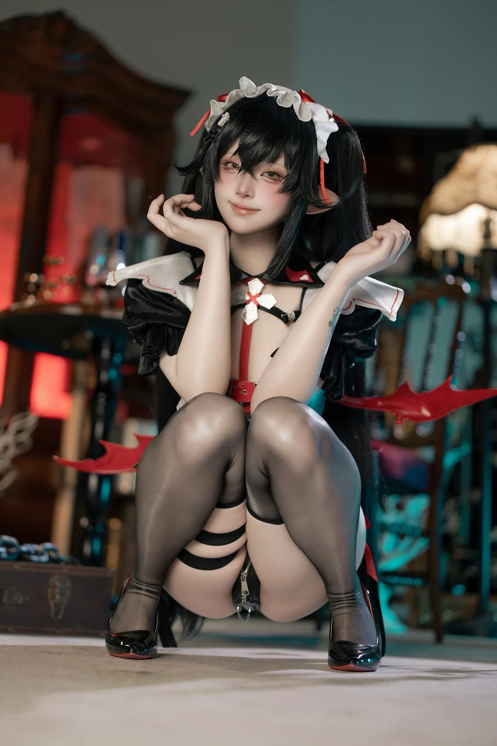 屿鱼 扎娜 恶魔女仆同人 61P - 第43张写真大图