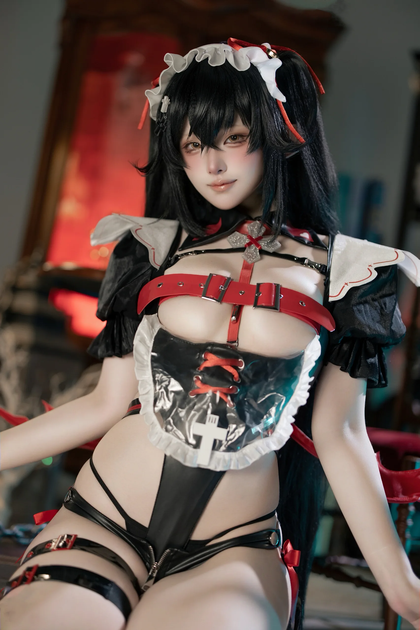 屿鱼 扎娜 恶魔女仆同人 61P - 第49张写真大图