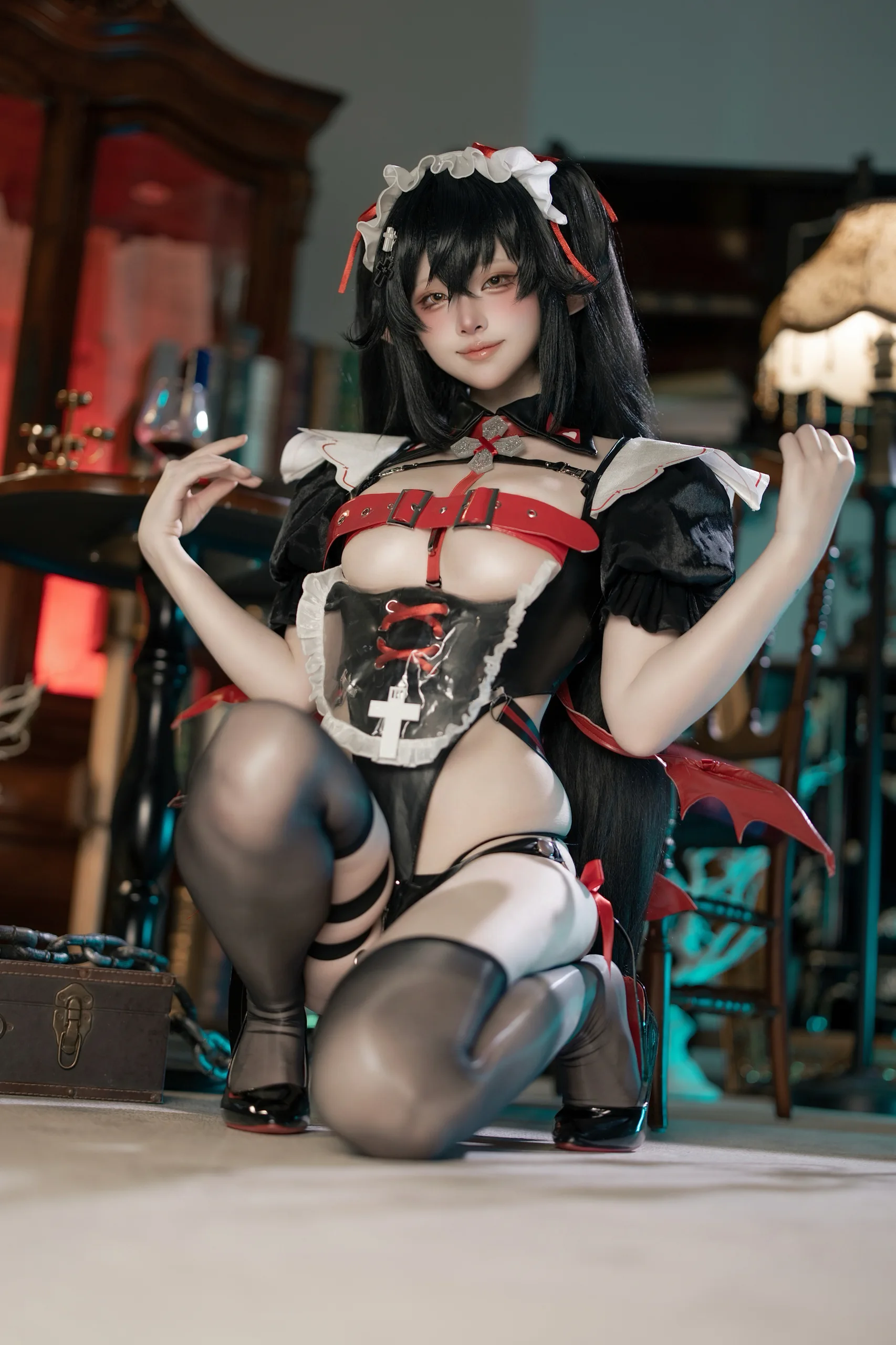 屿鱼 扎娜 恶魔女仆同人 61P - 第54张写真大图