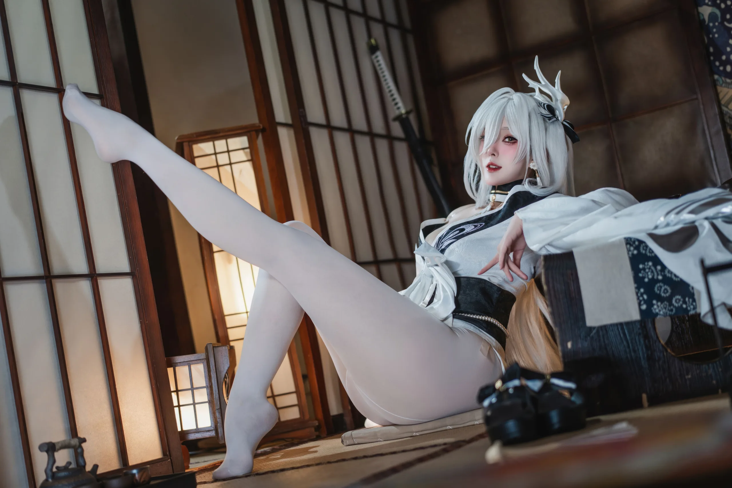 Natsuko夏夏子 NO 110 碧蓝航线 白凤和服87P 520 4M - 第25张写真大图