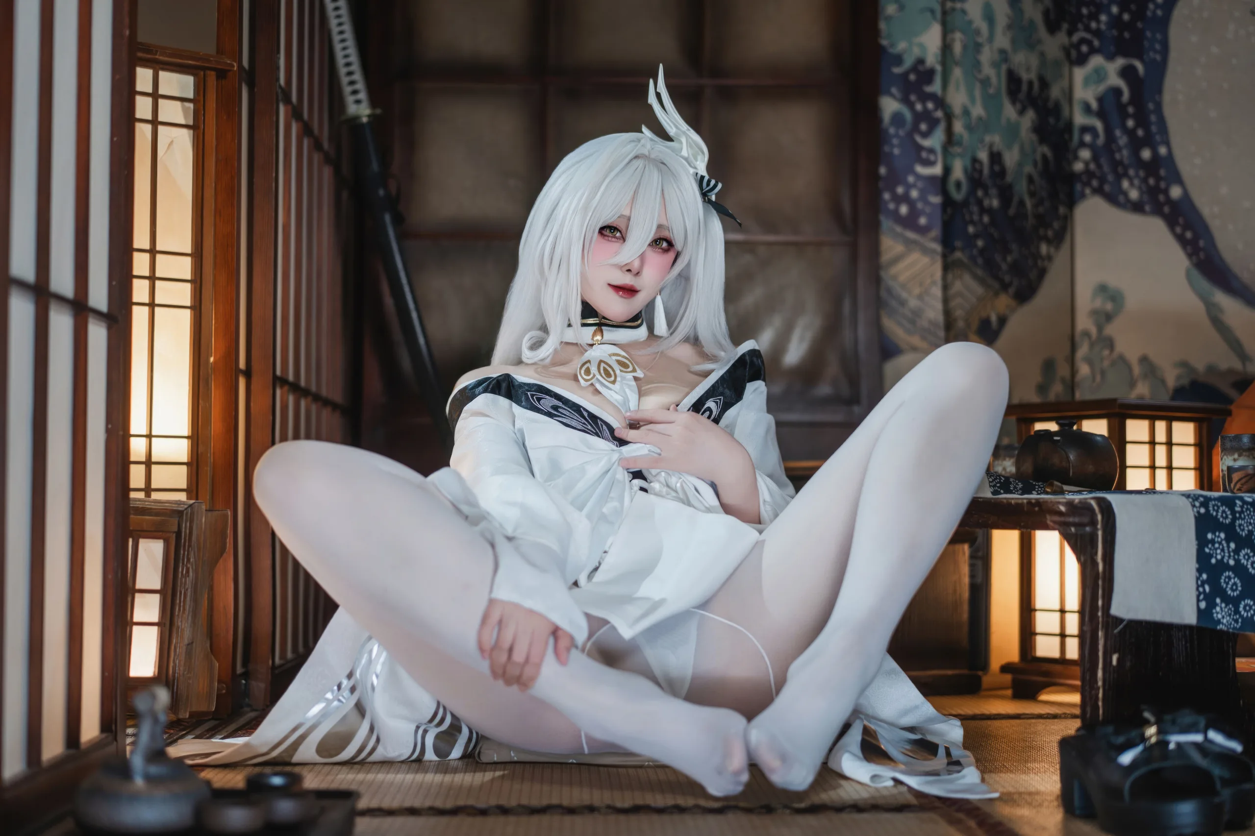 Natsuko夏夏子 NO 110 碧蓝航线 白凤和服87P 520 4M - 第28张写真大图