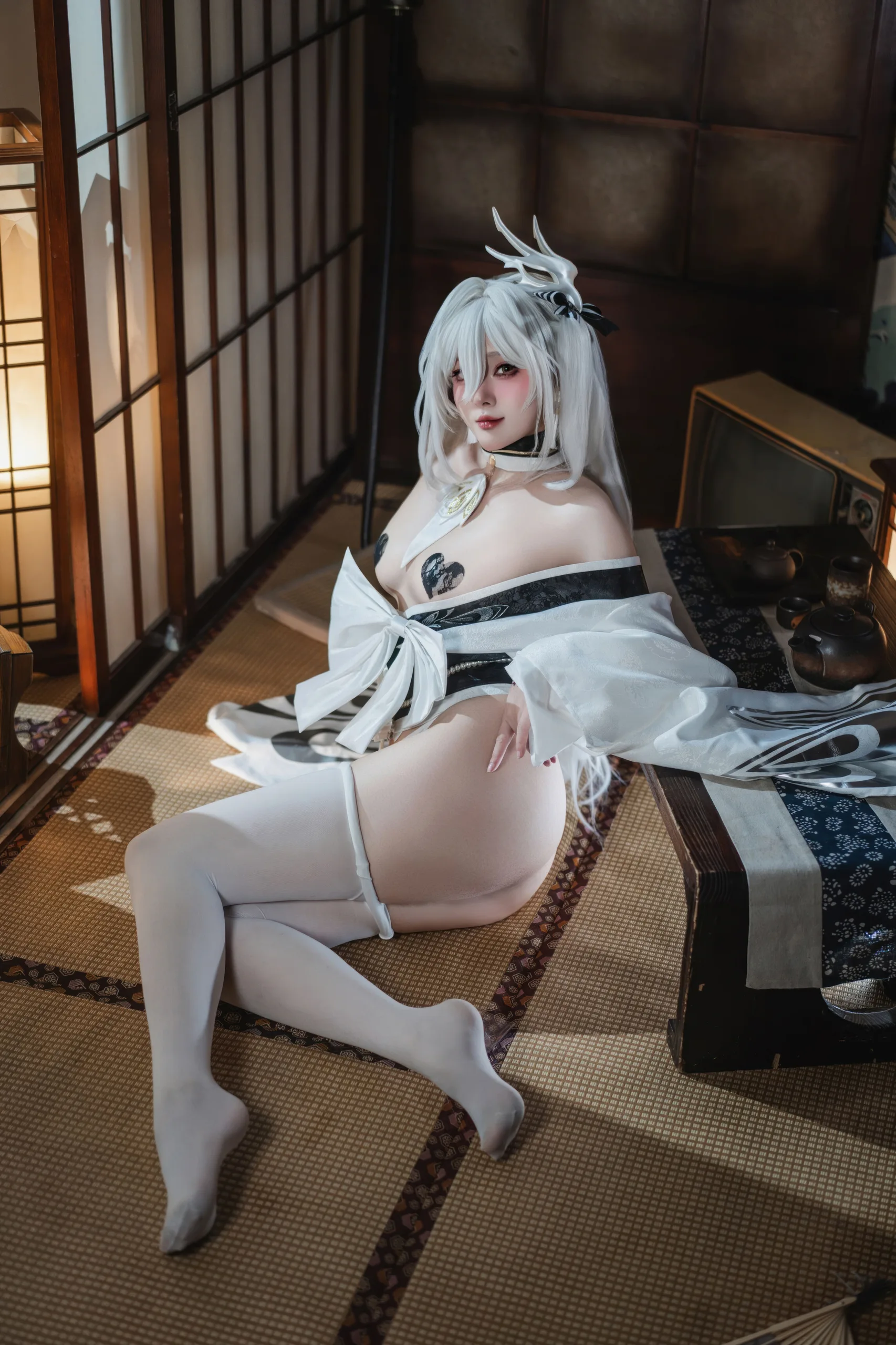 Natsuko夏夏子 NO 110 碧蓝航线 白凤和服87P 520 4M - 第57张写真大图