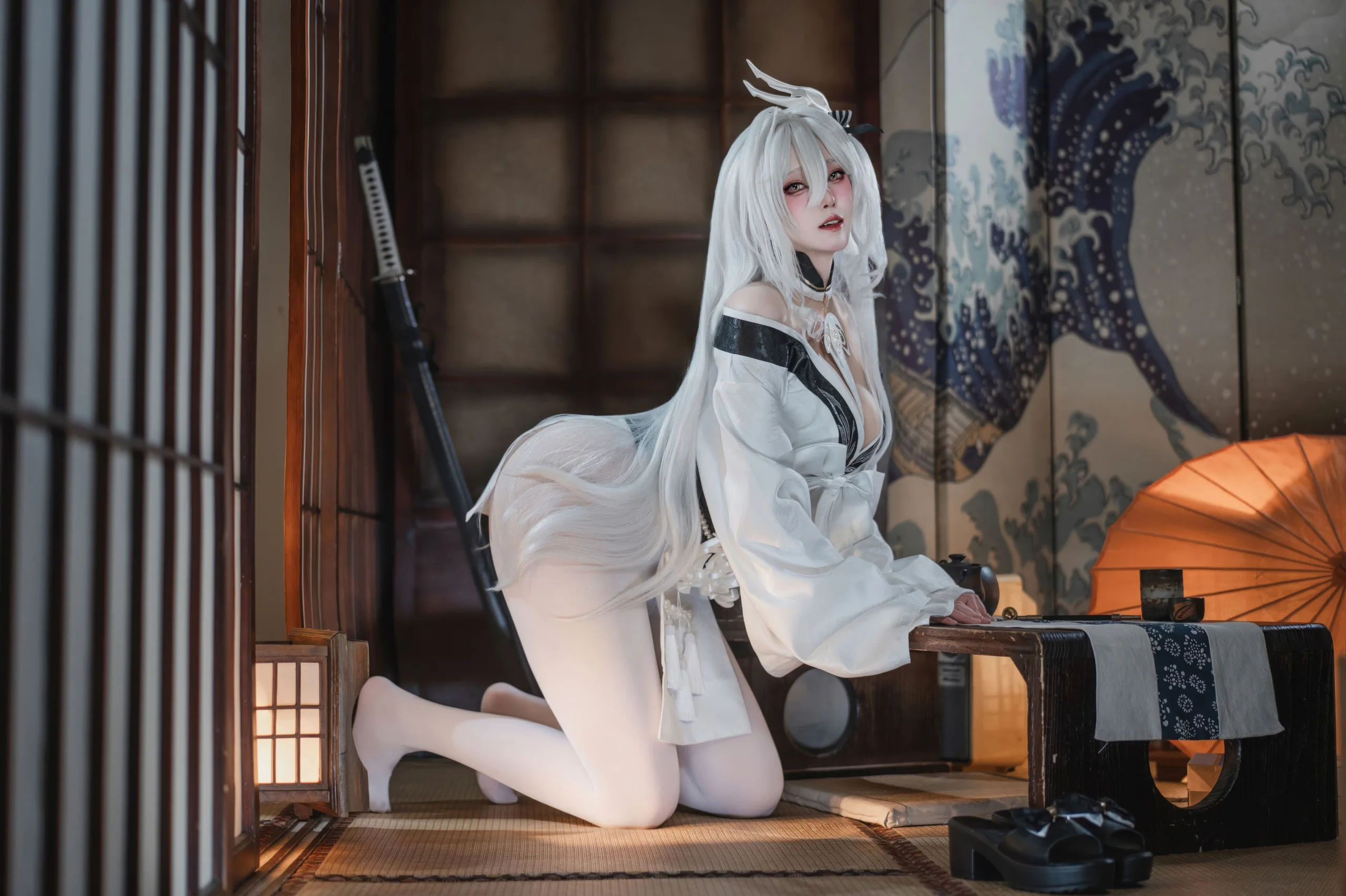 Natsuko夏夏子 NO 110 碧蓝航线 白凤和服87P 520 4M - 第87张写真大图