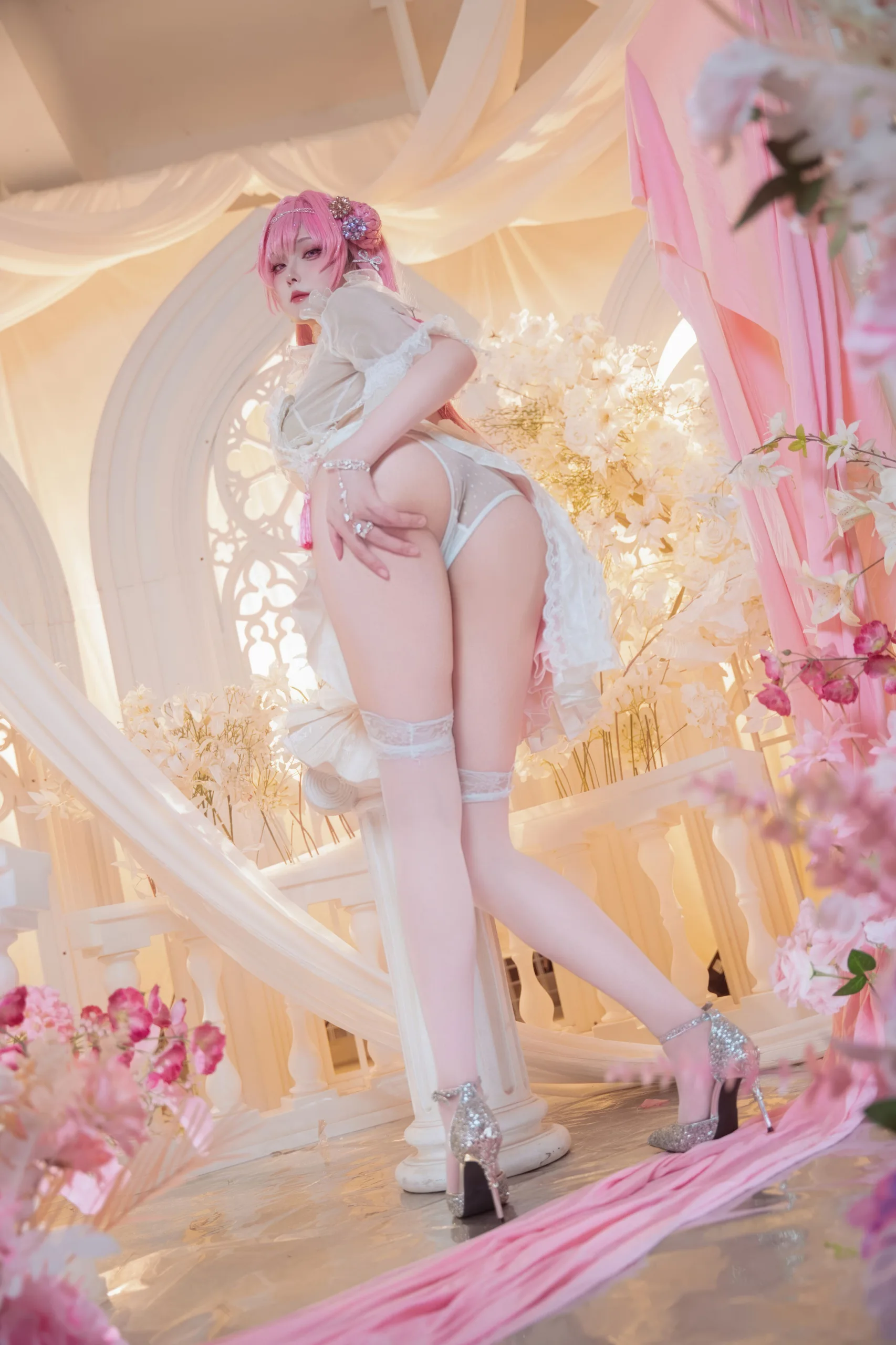 Natsuko夏夏子 – NO 108 NIKKE 桃乐丝旗袍78P 463 3M - 第5张写真大图