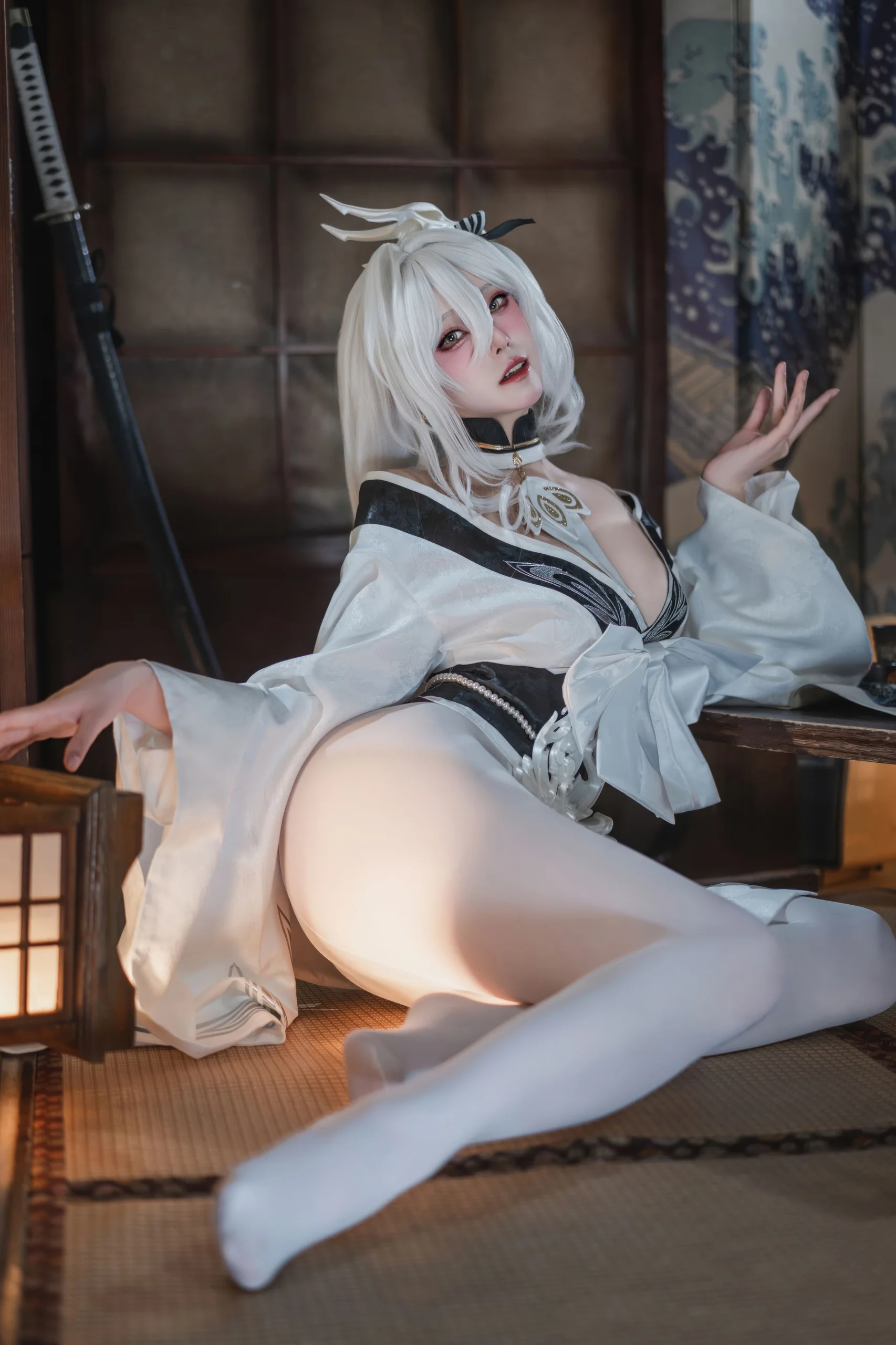 Natsuko夏夏子 碧蓝航线 白凤和服 87P - 第10张写真大图