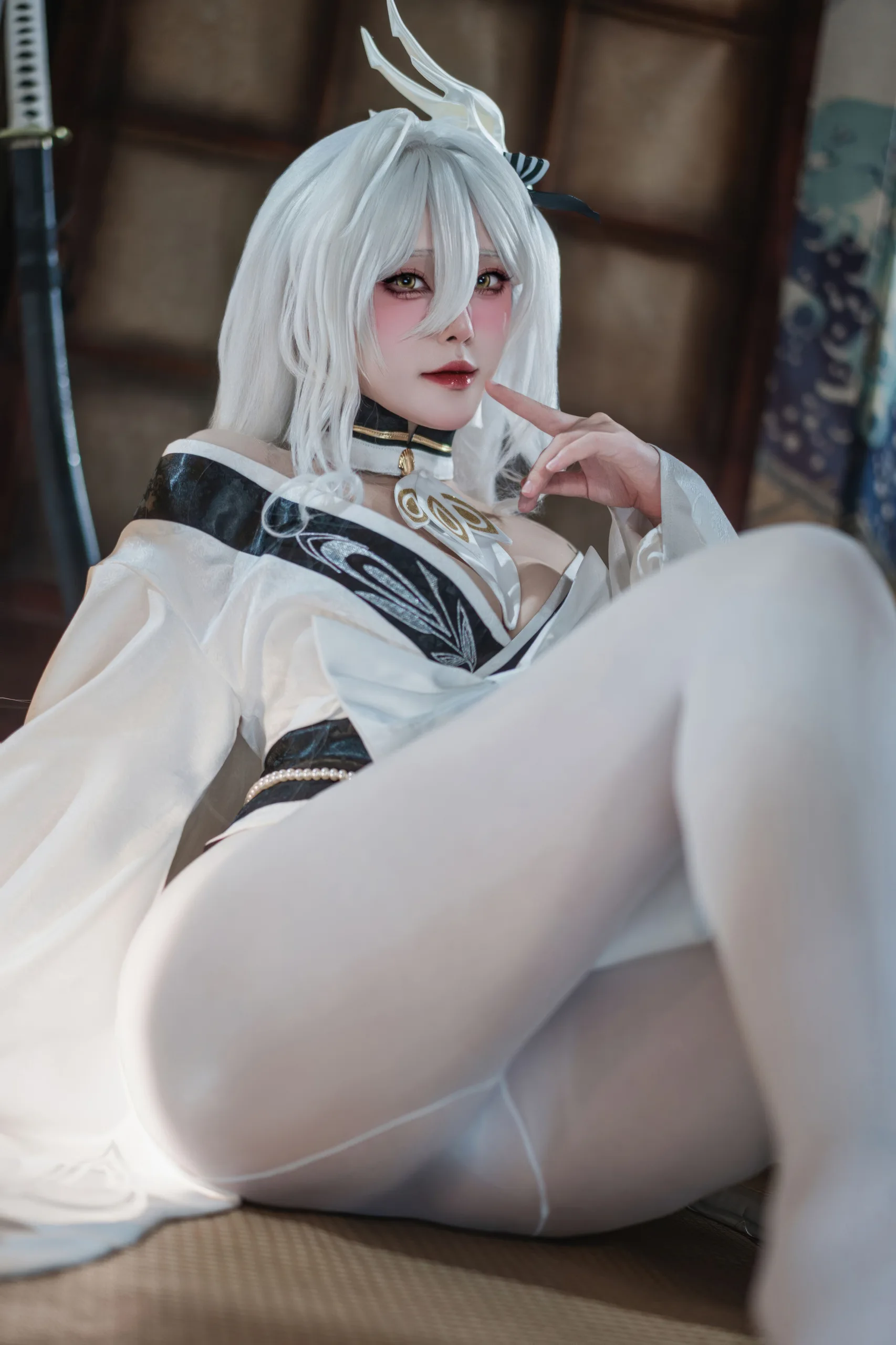 Natsuko夏夏子 碧蓝航线 白凤和服 87P - 第15张写真大图