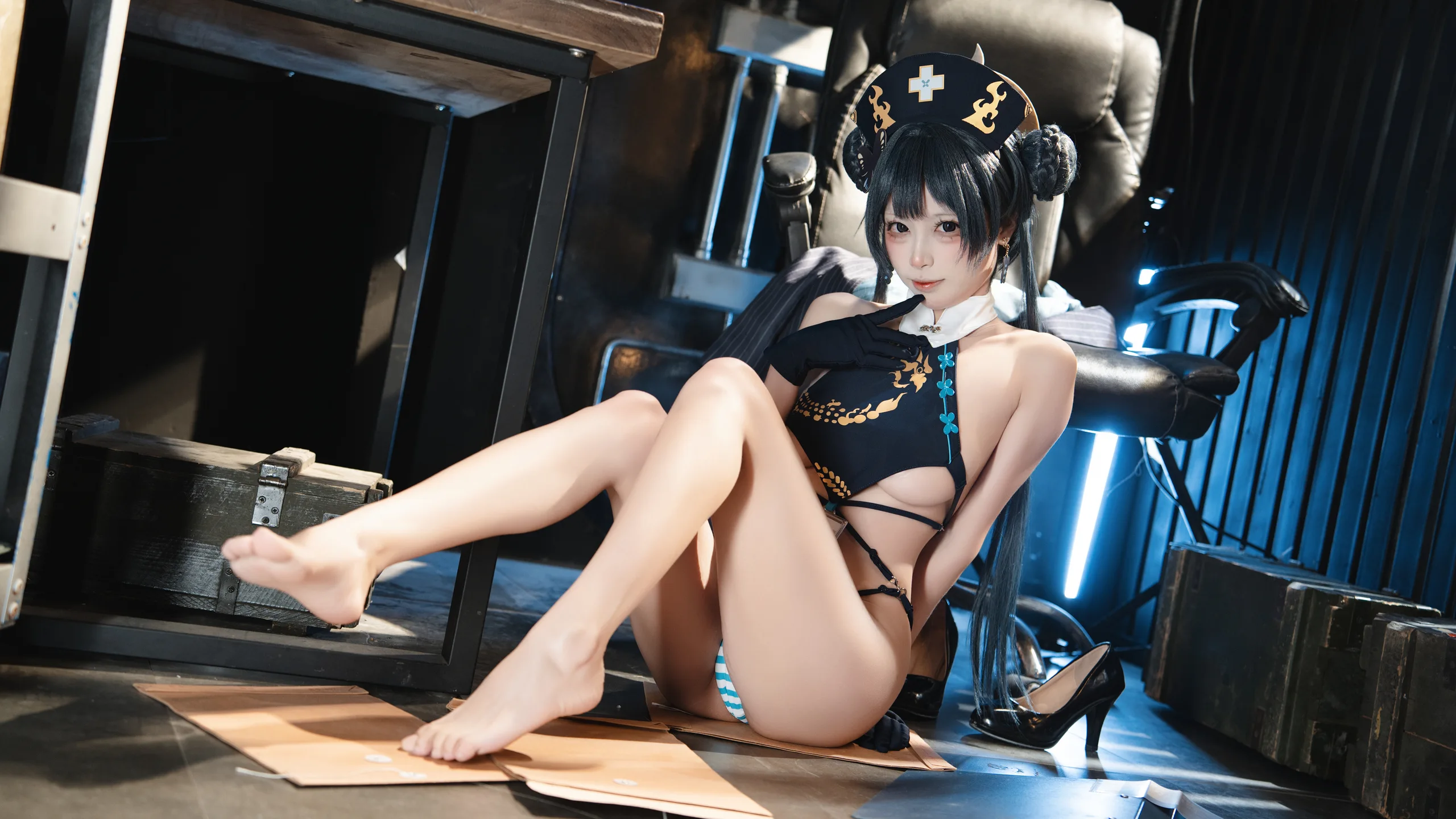 三无人型 蔚蓝档案 妃咲 72P - 第70张写真大图