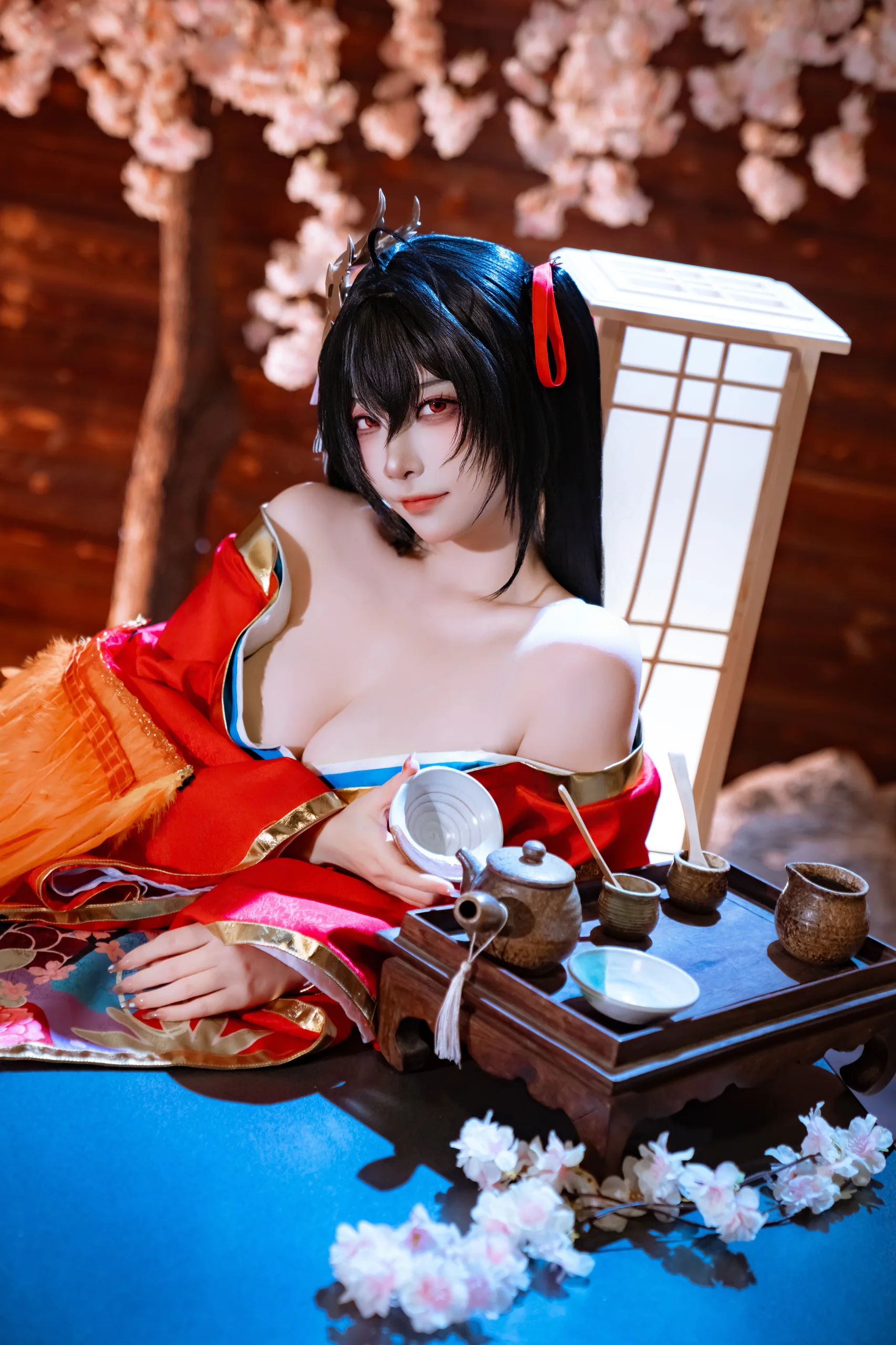 二佐Nisa 碧蓝航线 大凤 原皮 35P - 第32张写真大图