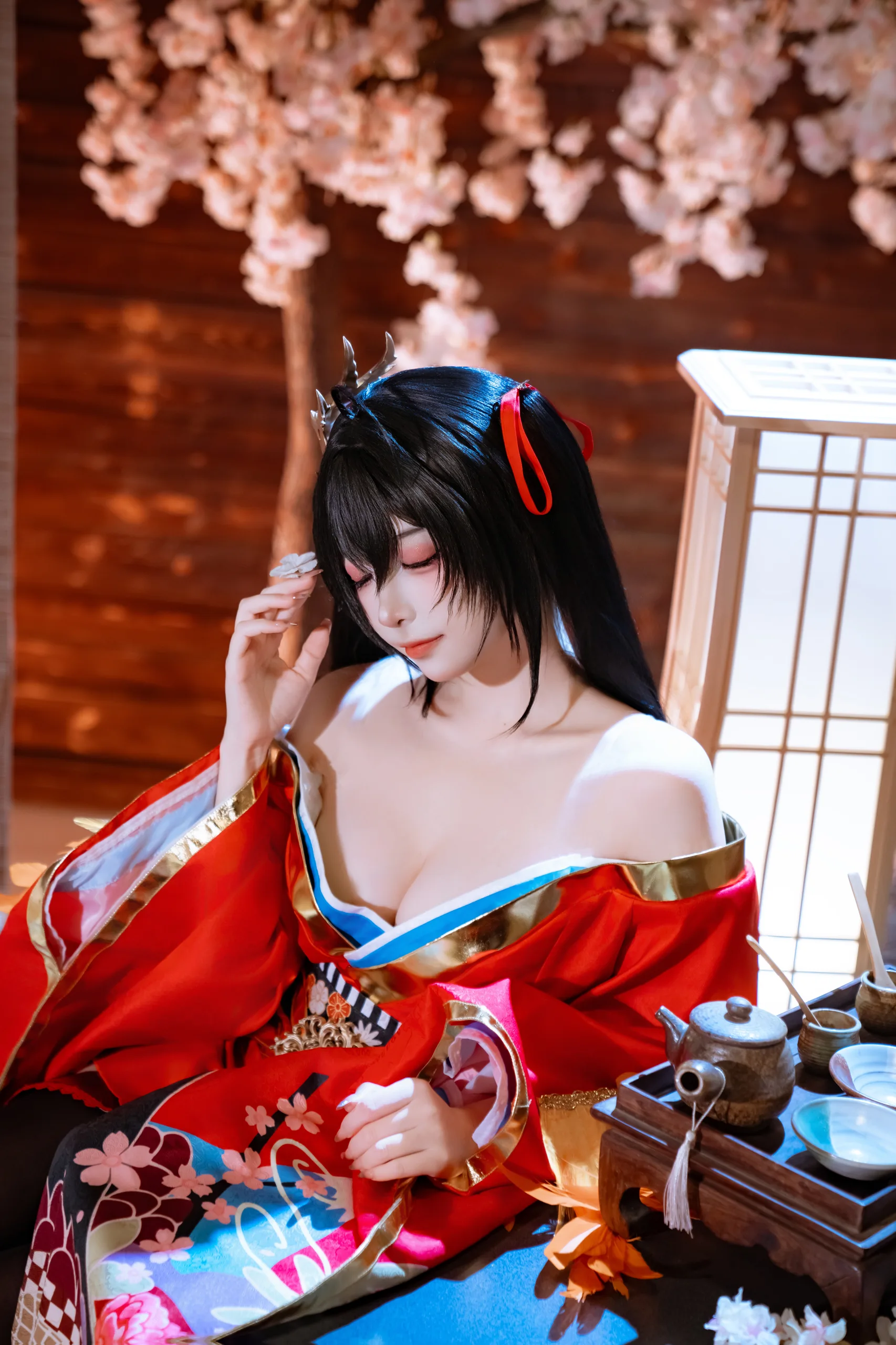 二佐Nisa 碧蓝航线 大凤 原皮 35P - 第34张写真大图
