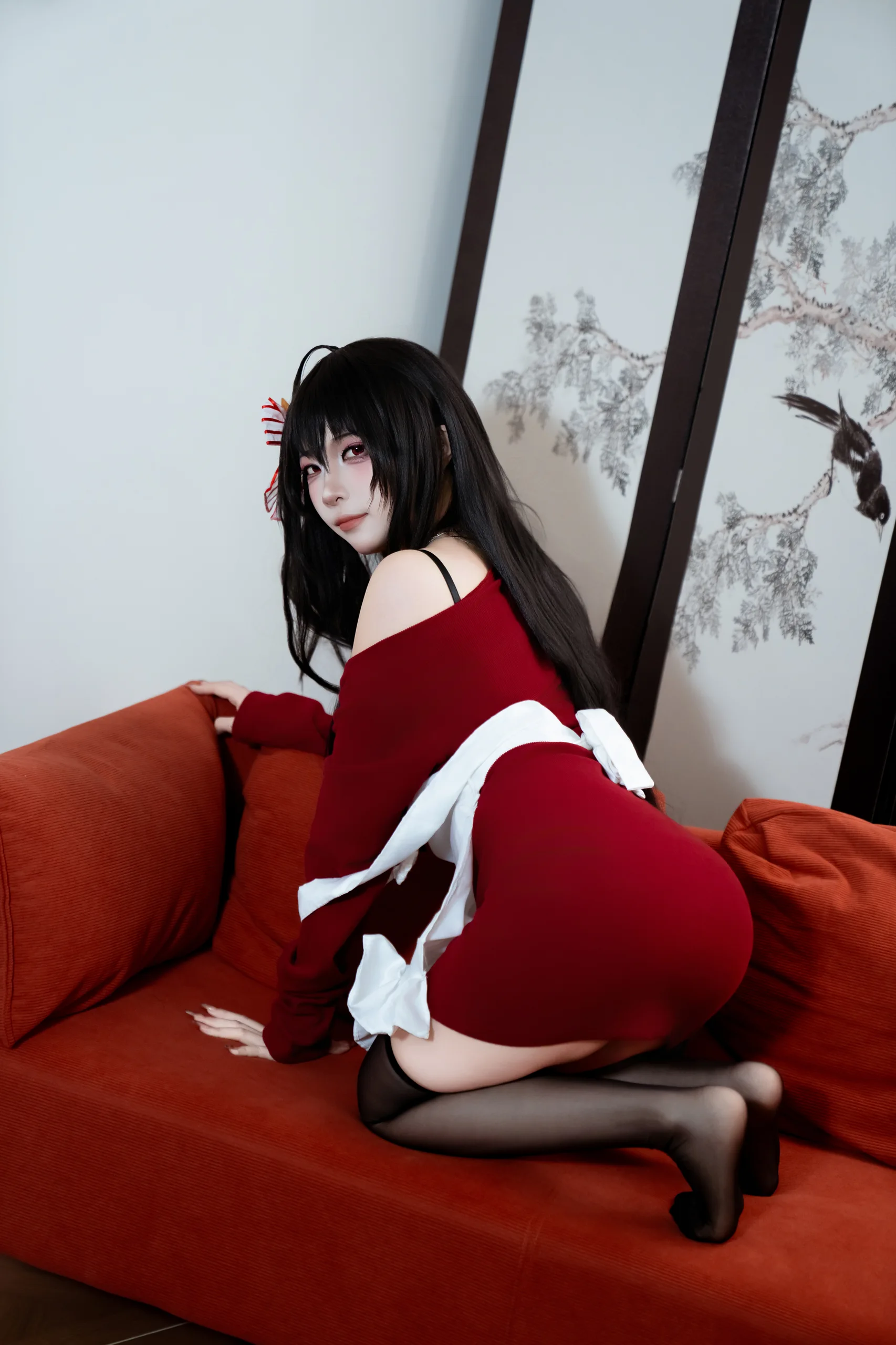 二佐Nisa 碧蓝航线 大凤 居家服 31P - 第15张写真大图