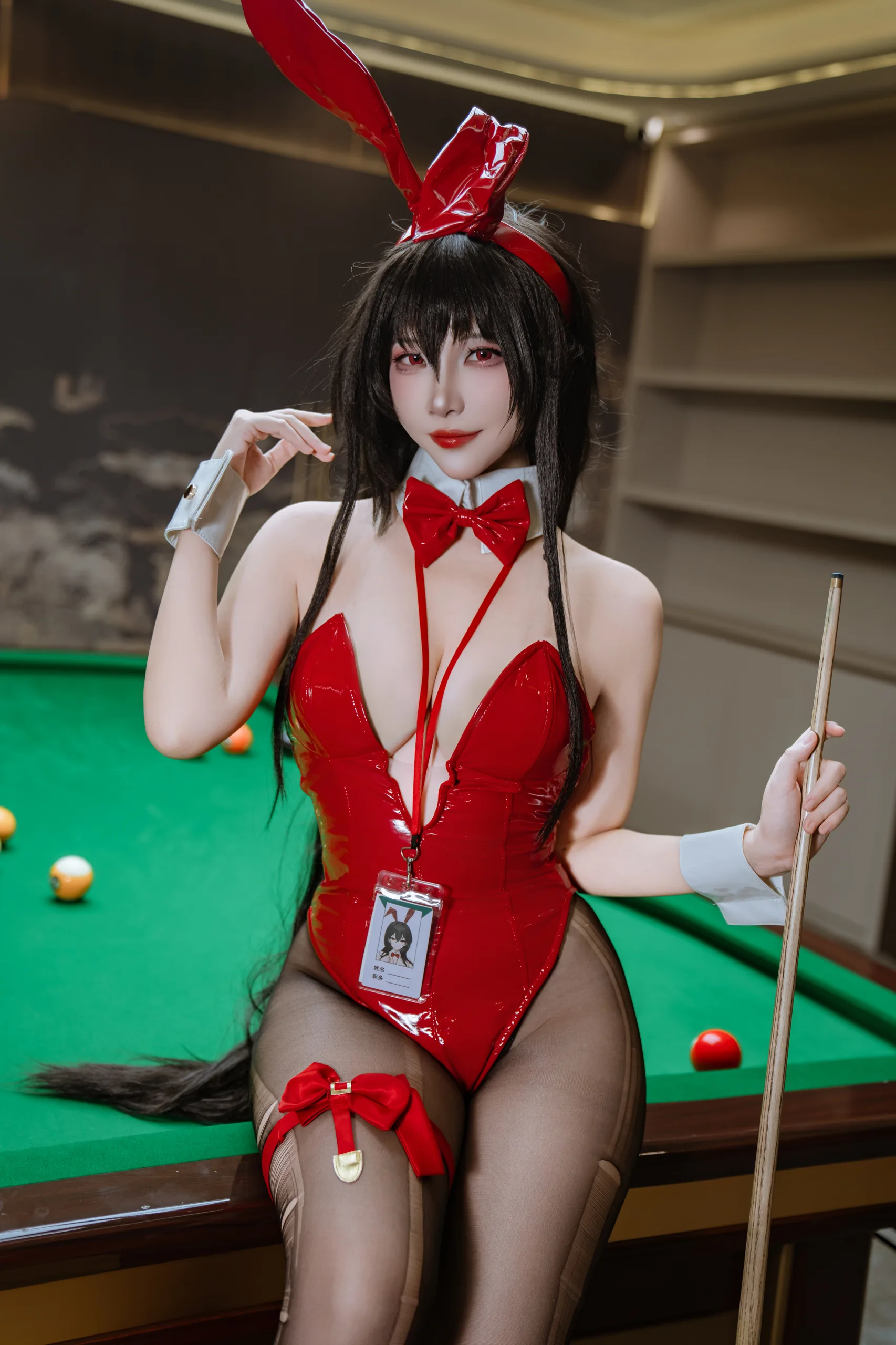 二佐Nisa 碧蓝航线 大凤 桌球兔女郎 31P - 第18张写真大图