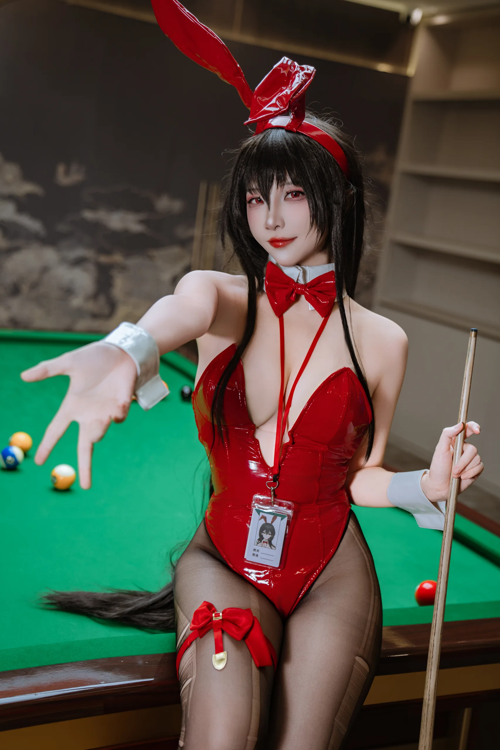 二佐Nisa 碧蓝航线 大凤 桌球兔女郎 31P - 第19张写真大图