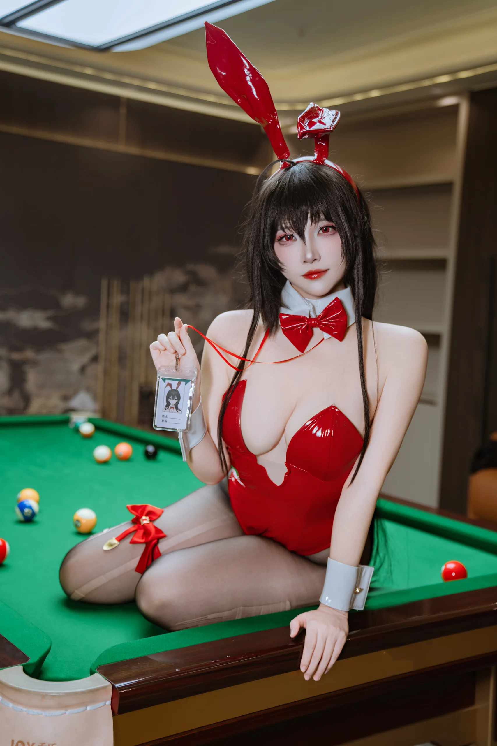 二佐Nisa 碧蓝航线 大凤 桌球兔女郎 31P - 第22张写真大图