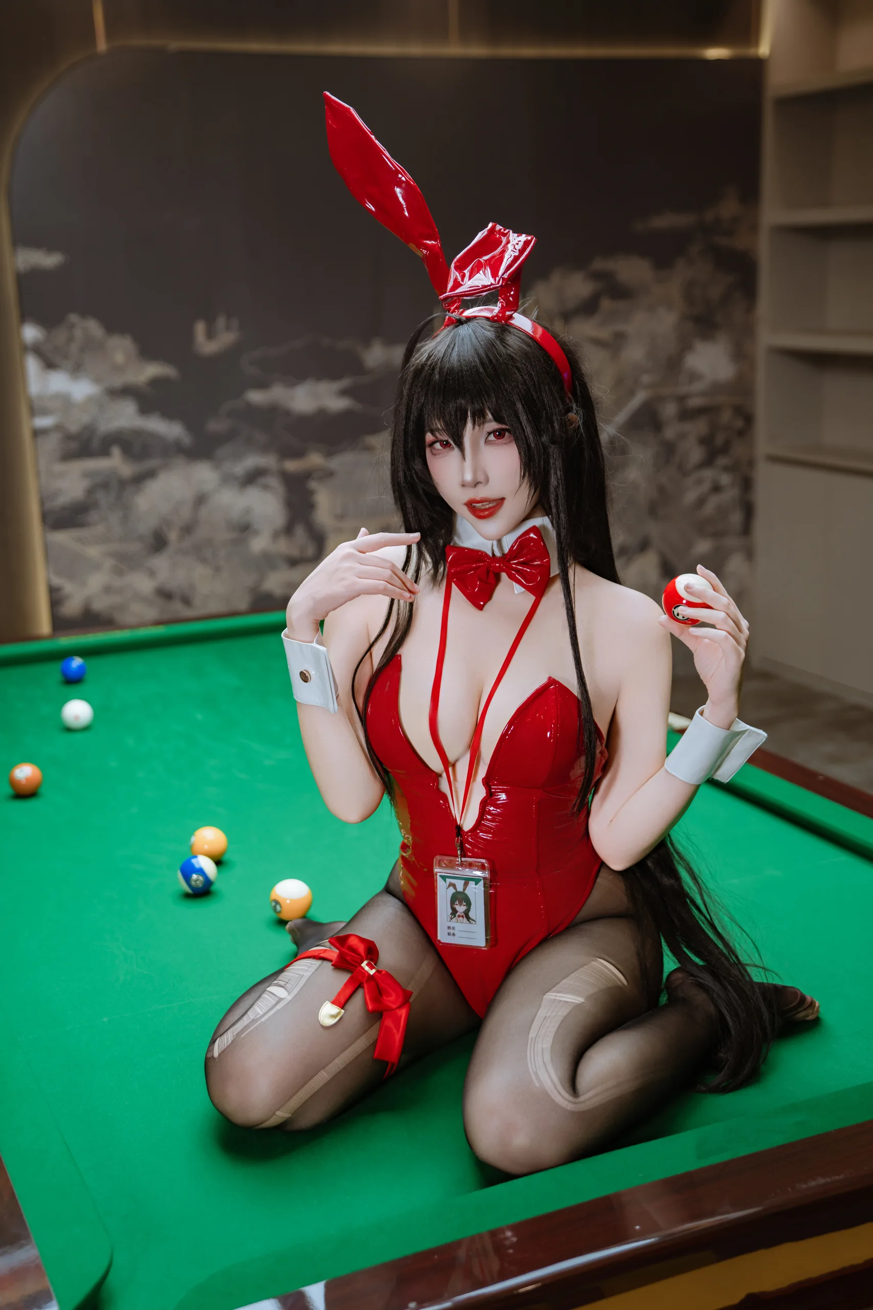 二佐Nisa 碧蓝航线 大凤 桌球兔女郎 31P - 第24张写真大图