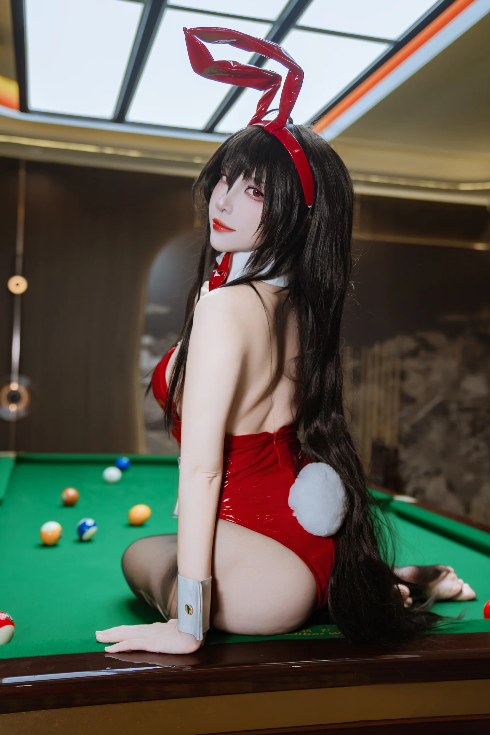 二佐Nisa 碧蓝航线 大凤 桌球兔女郎 31P - 第5张写真大图