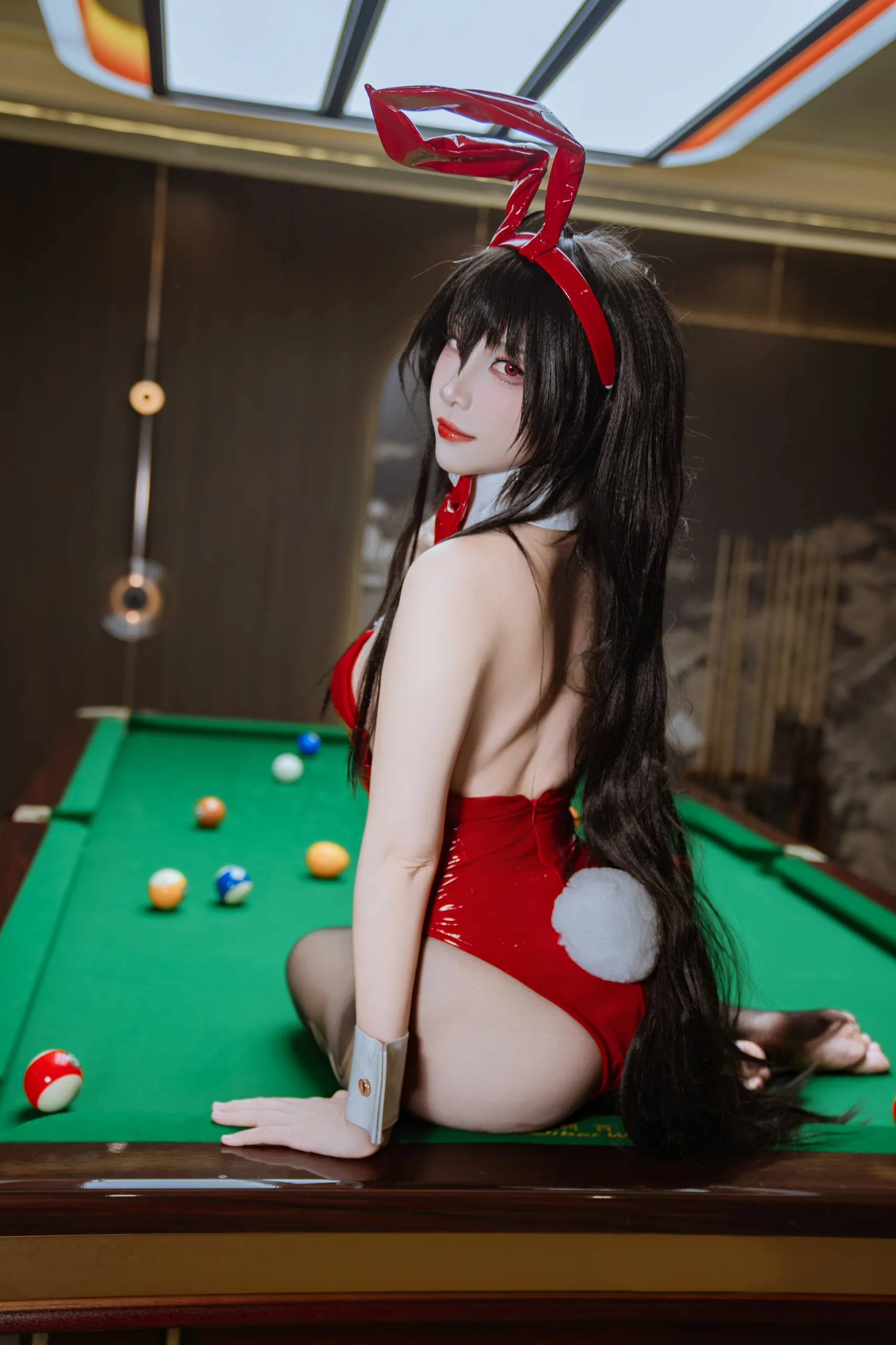 二佐Nisa 碧蓝航线 大凤 桌球兔女郎 31P - 第6张写真大图