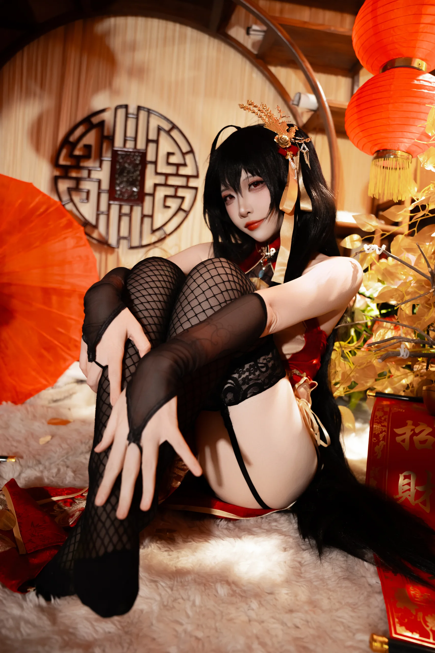 二佐Nisa 碧蓝航线 大凤旗袍 38P - 第19张写真大图