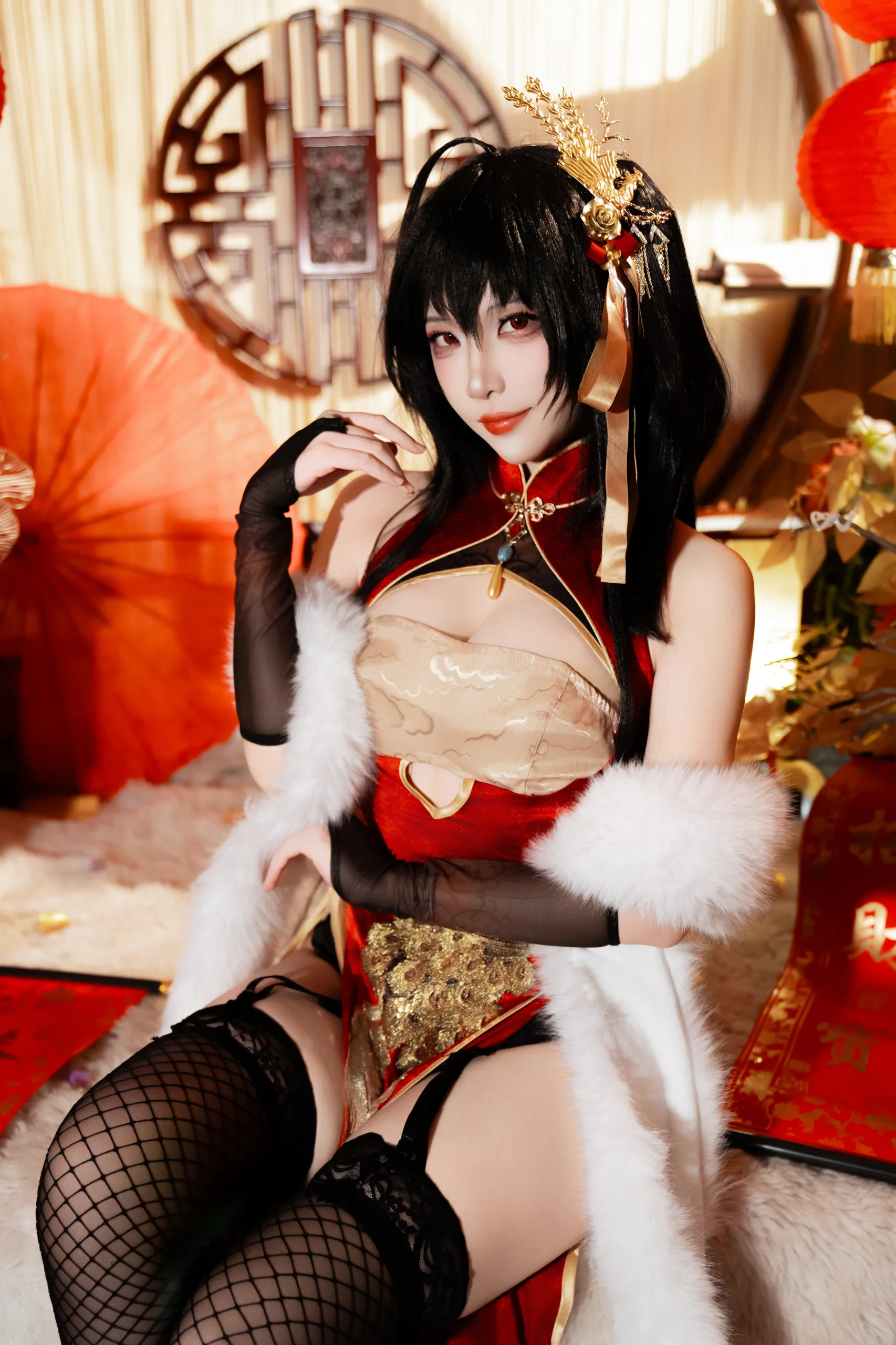 二佐Nisa 碧蓝航线 大凤旗袍 38P - 第21张写真大图
