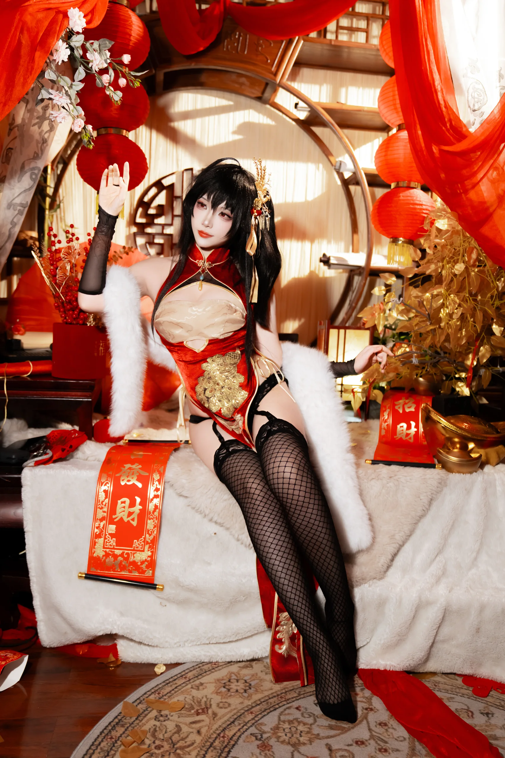二佐Nisa 碧蓝航线 大凤旗袍 38P - 第24张写真大图