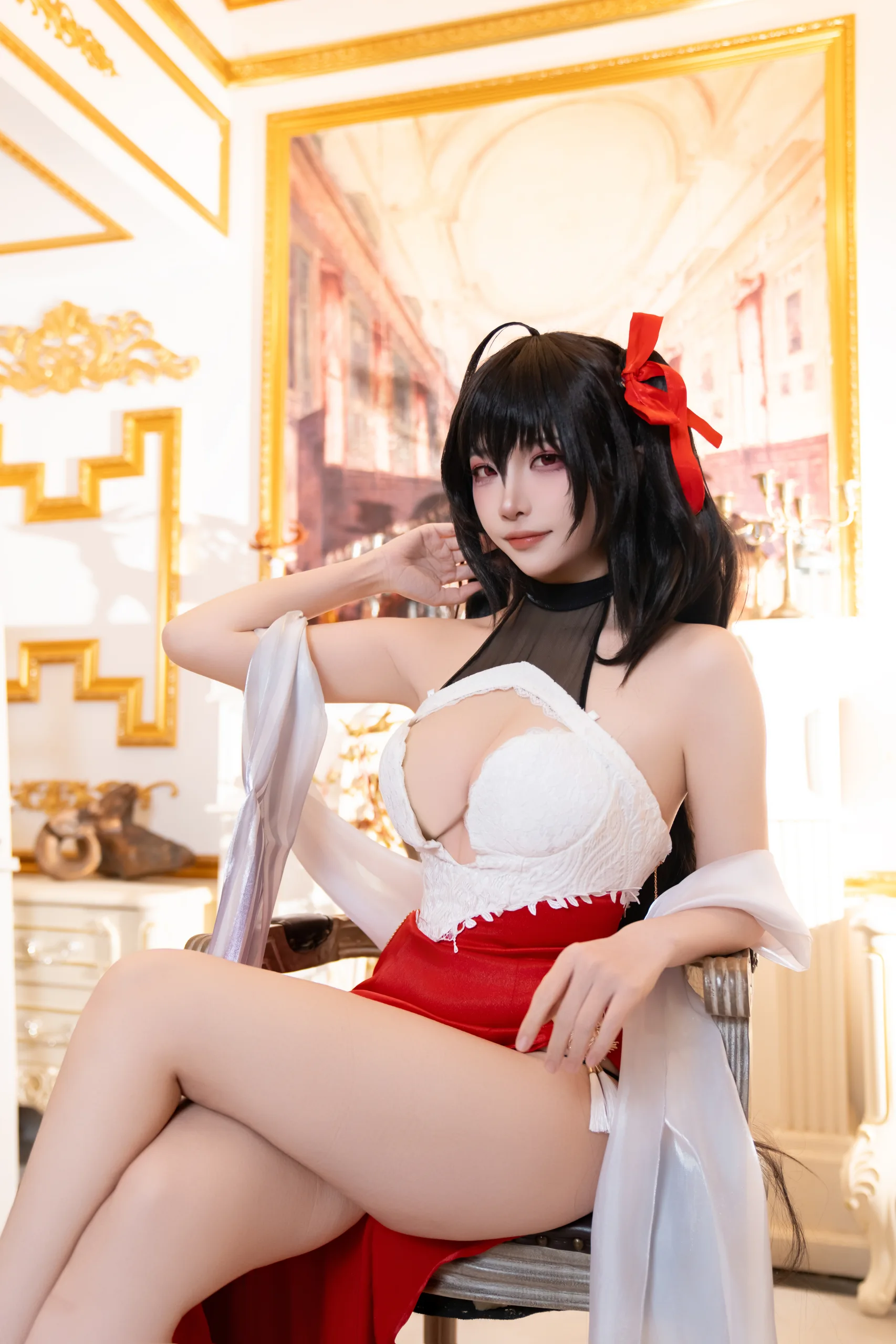 二佐Nisa 碧蓝航线 大凤誓约礼服 37P - 第21张写真大图