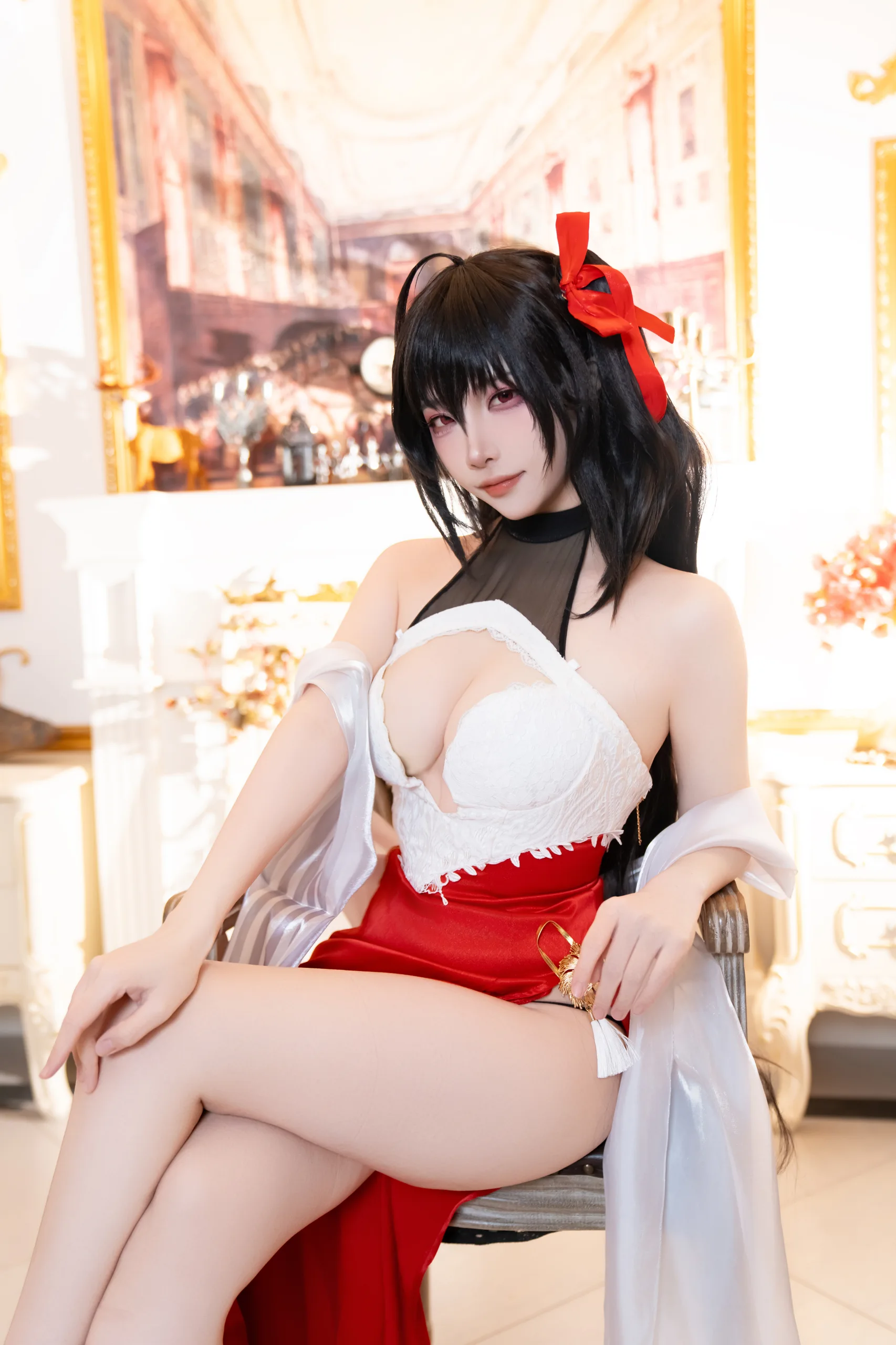 二佐Nisa 碧蓝航线 大凤誓约礼服 37P - 第24张写真大图