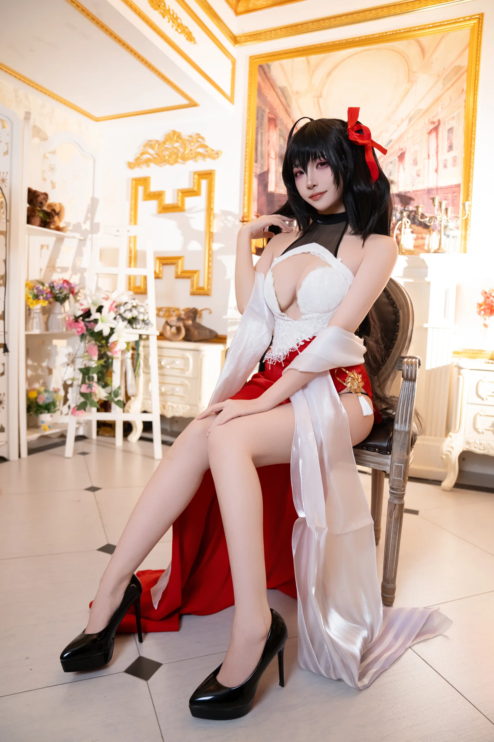 二佐Nisa 碧蓝航线 大凤誓约礼服 37P - 第8张写真大图