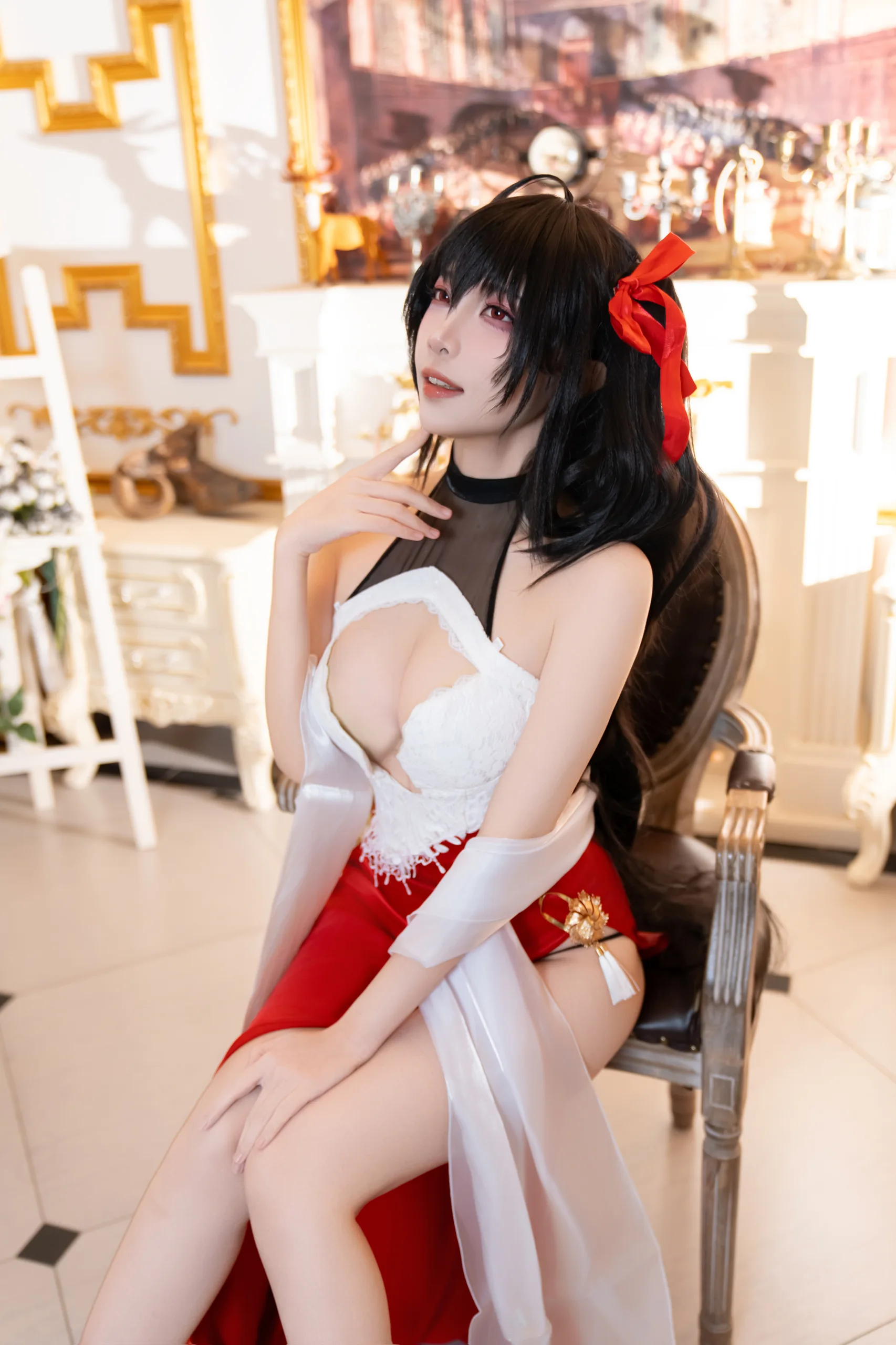 二佐Nisa 碧蓝航线 大凤誓约礼服 37P - 第9张写真大图