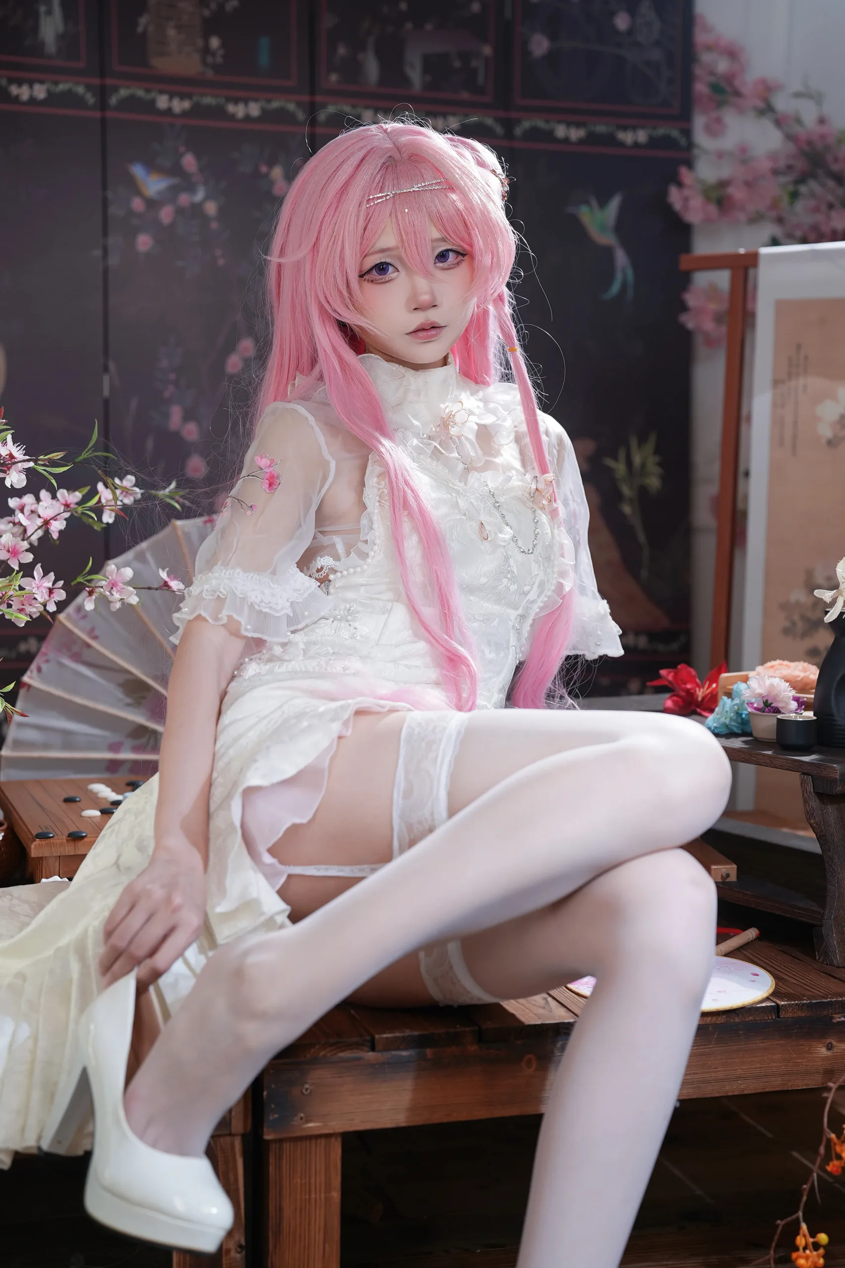 五更百鬼 NIKKE 胜利女神 桃乐丝旗袍 12P - 第2张写真大图