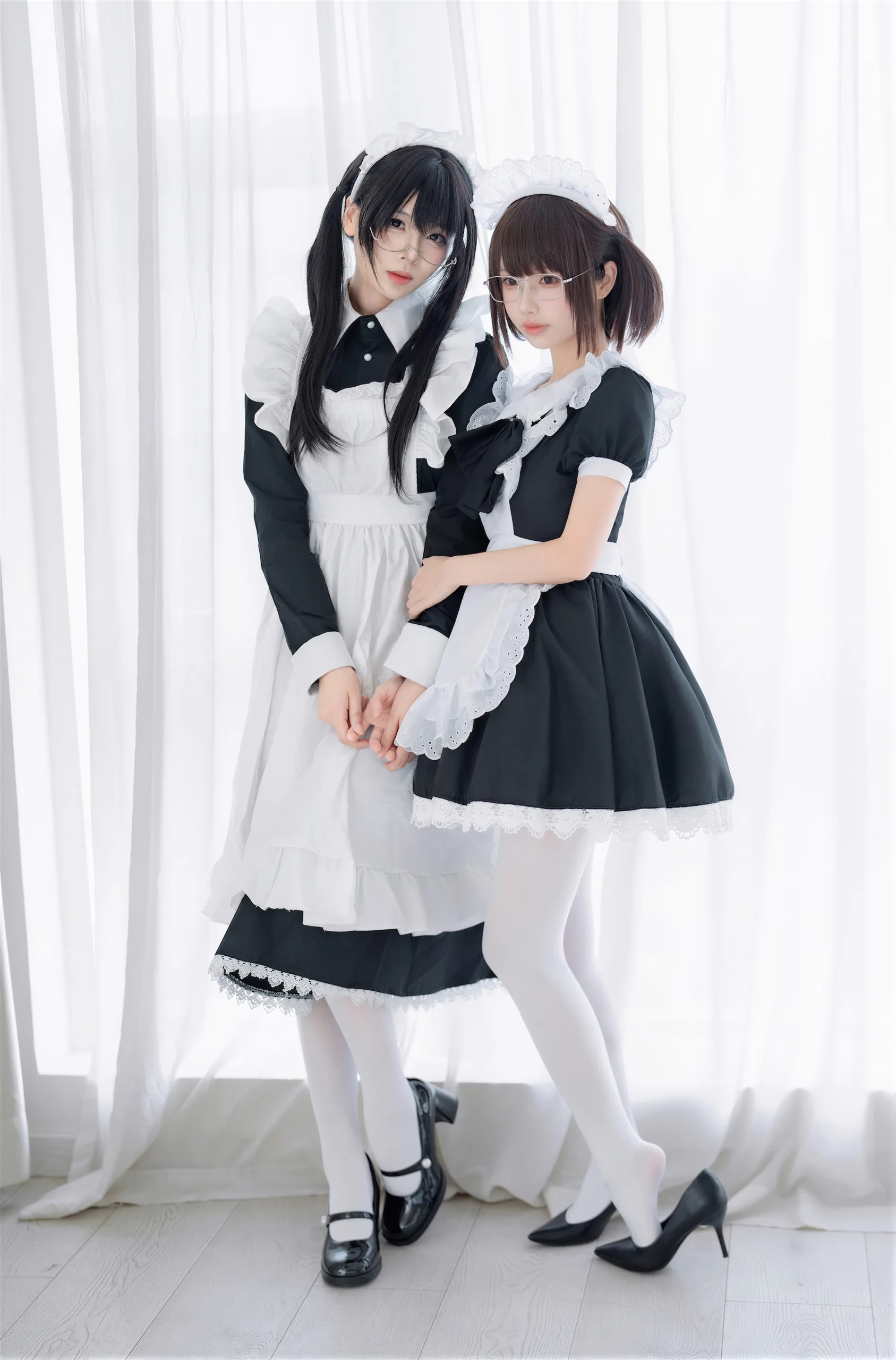 十万珍吱伏特&轩萧学姐 双人女仆 110P - 第1张写真大图