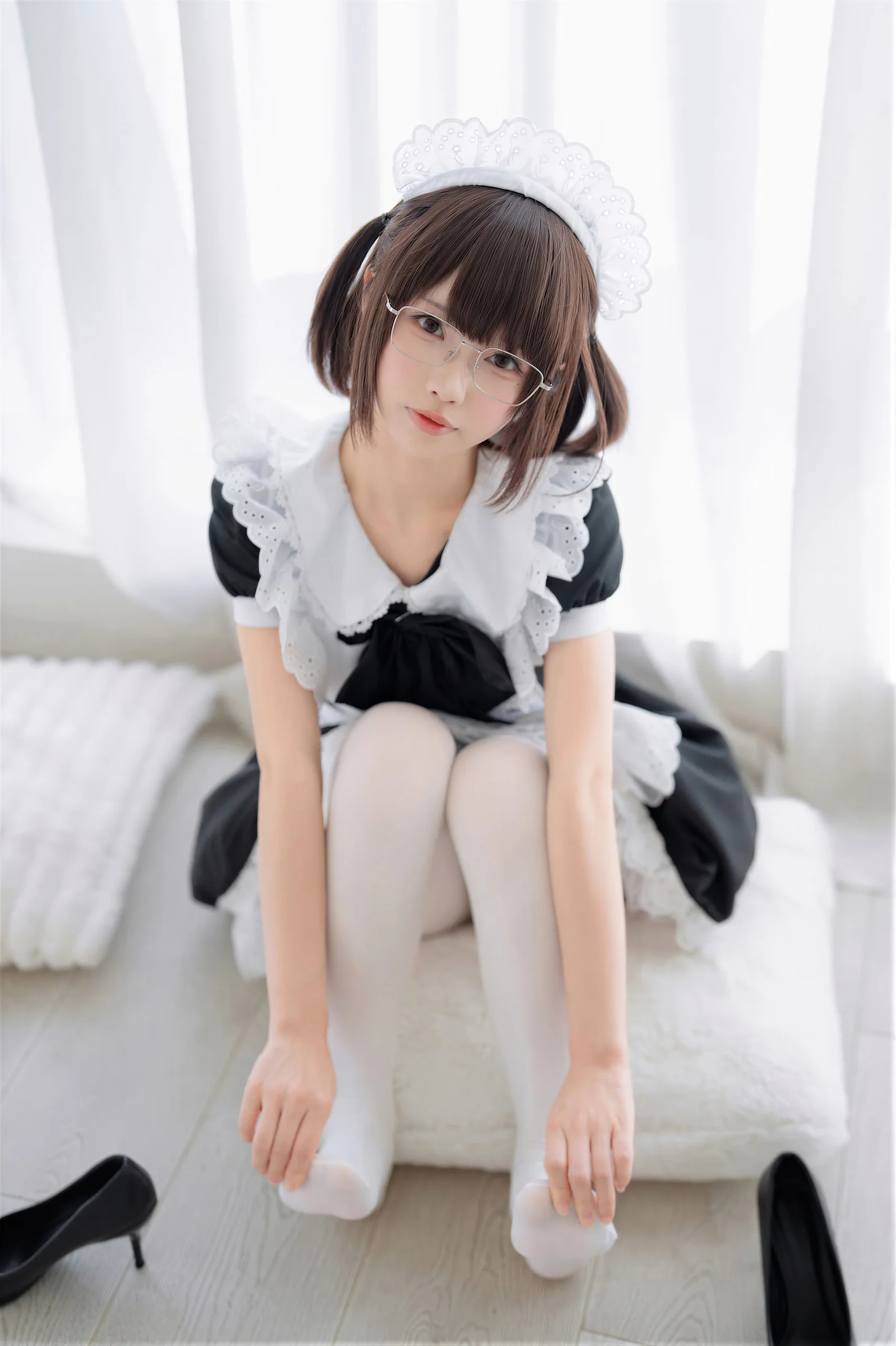 十万珍吱伏特&轩萧学姐 双人女仆 110P - 第101张写真大图