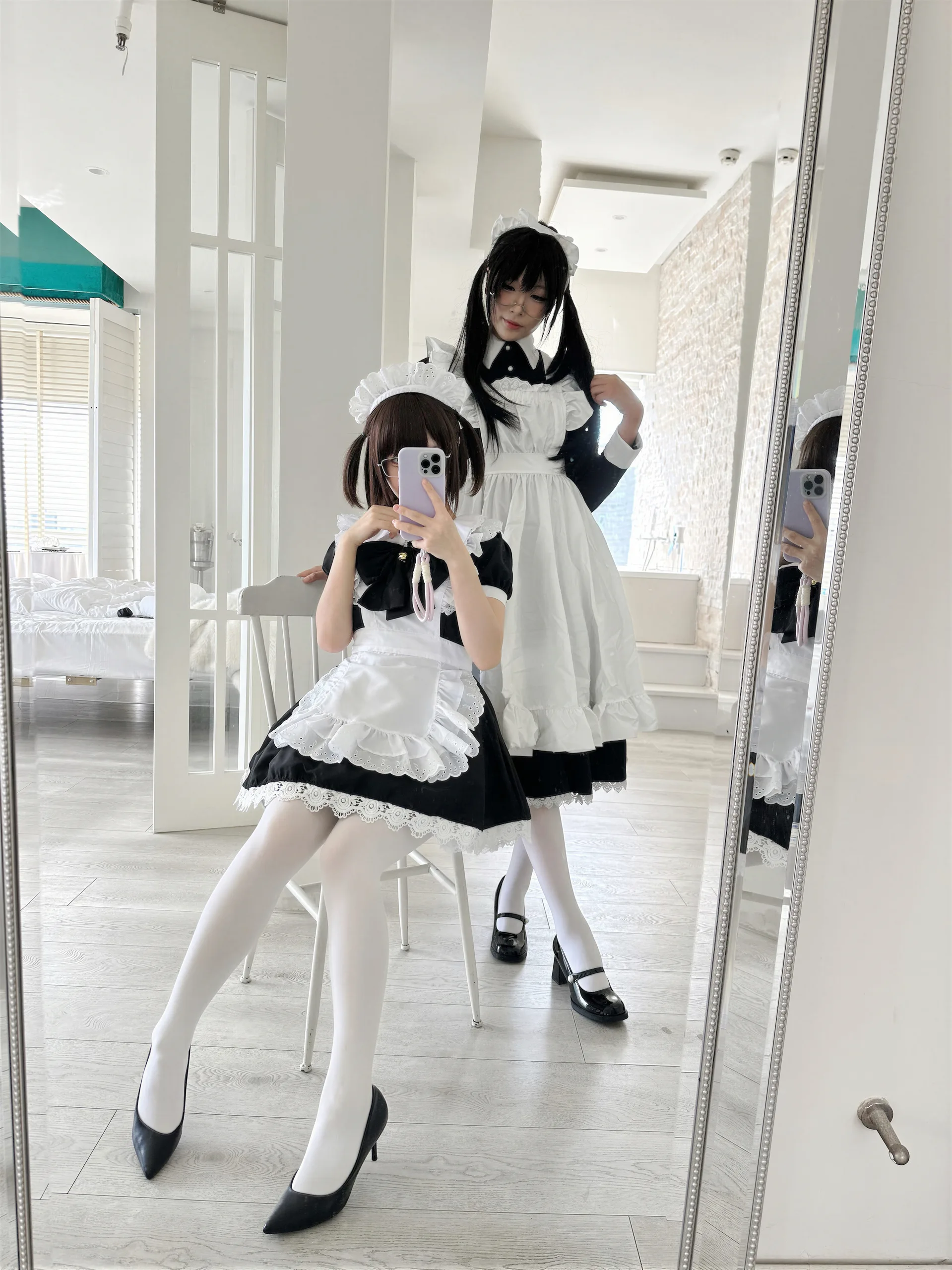 十万珍吱伏特&轩萧学姐 双人女仆 110P - 第108张写真大图