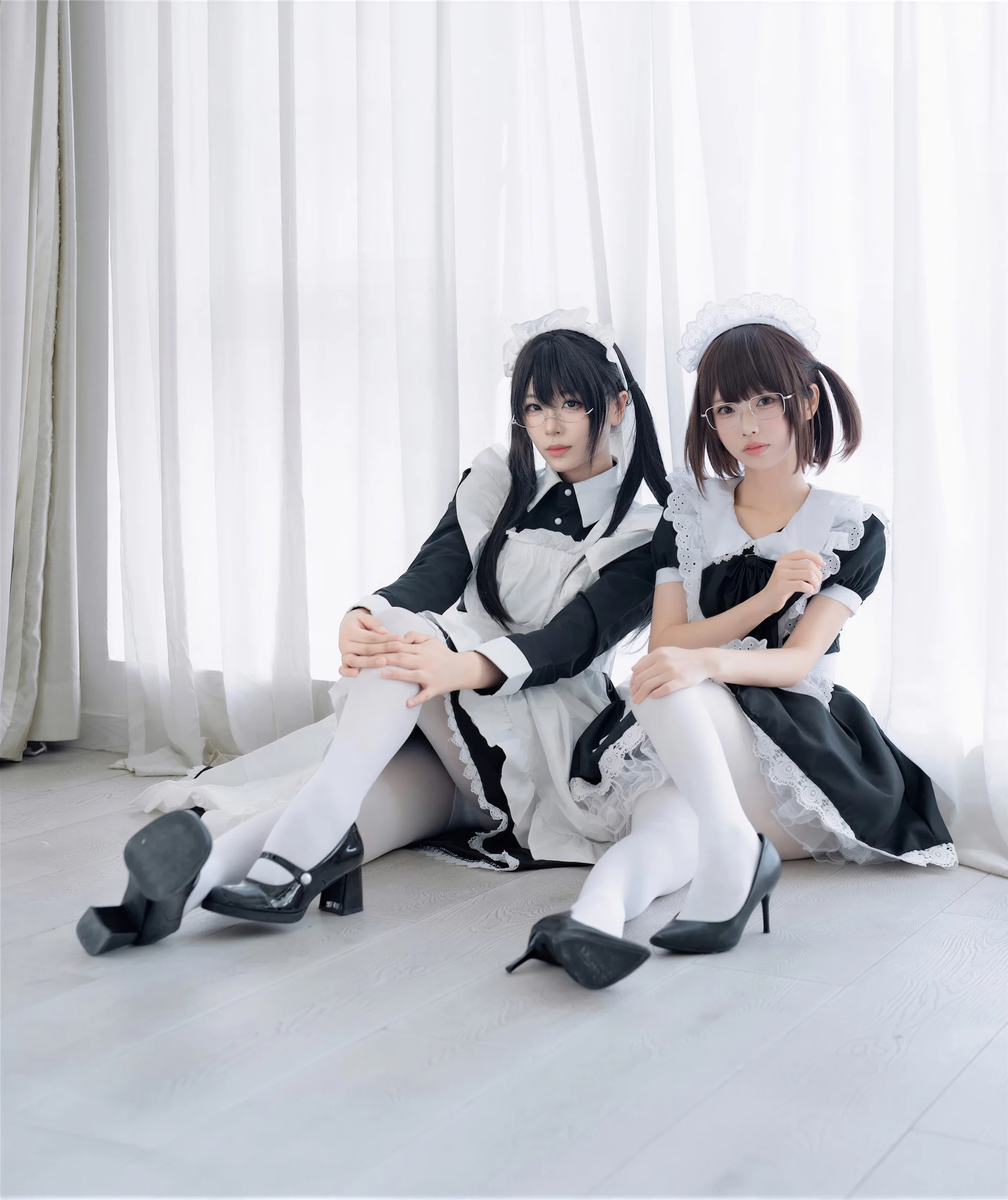 十万珍吱伏特&轩萧学姐 双人女仆 110P - 第29张写真大图