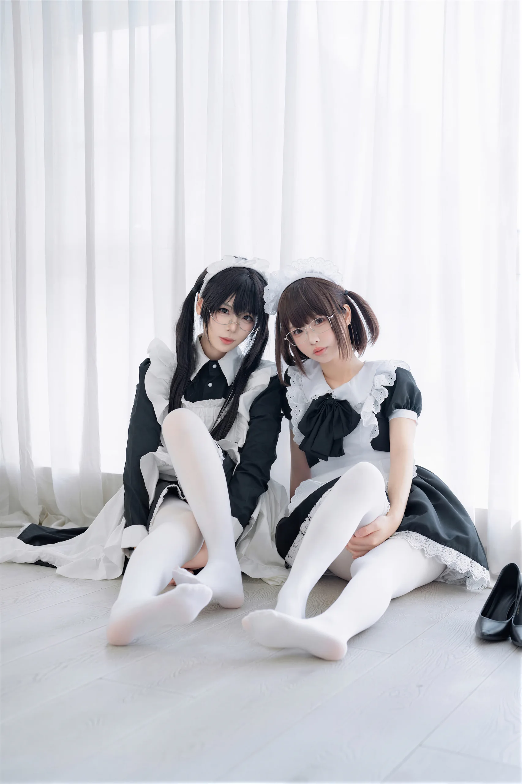 十万珍吱伏特&轩萧学姐 双人女仆 110P - 第33张写真大图