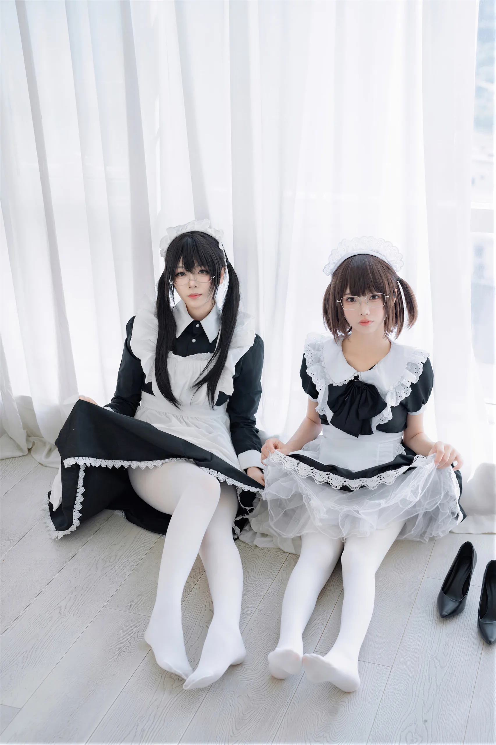 十万珍吱伏特&轩萧学姐 双人女仆 110P - 第38张写真大图