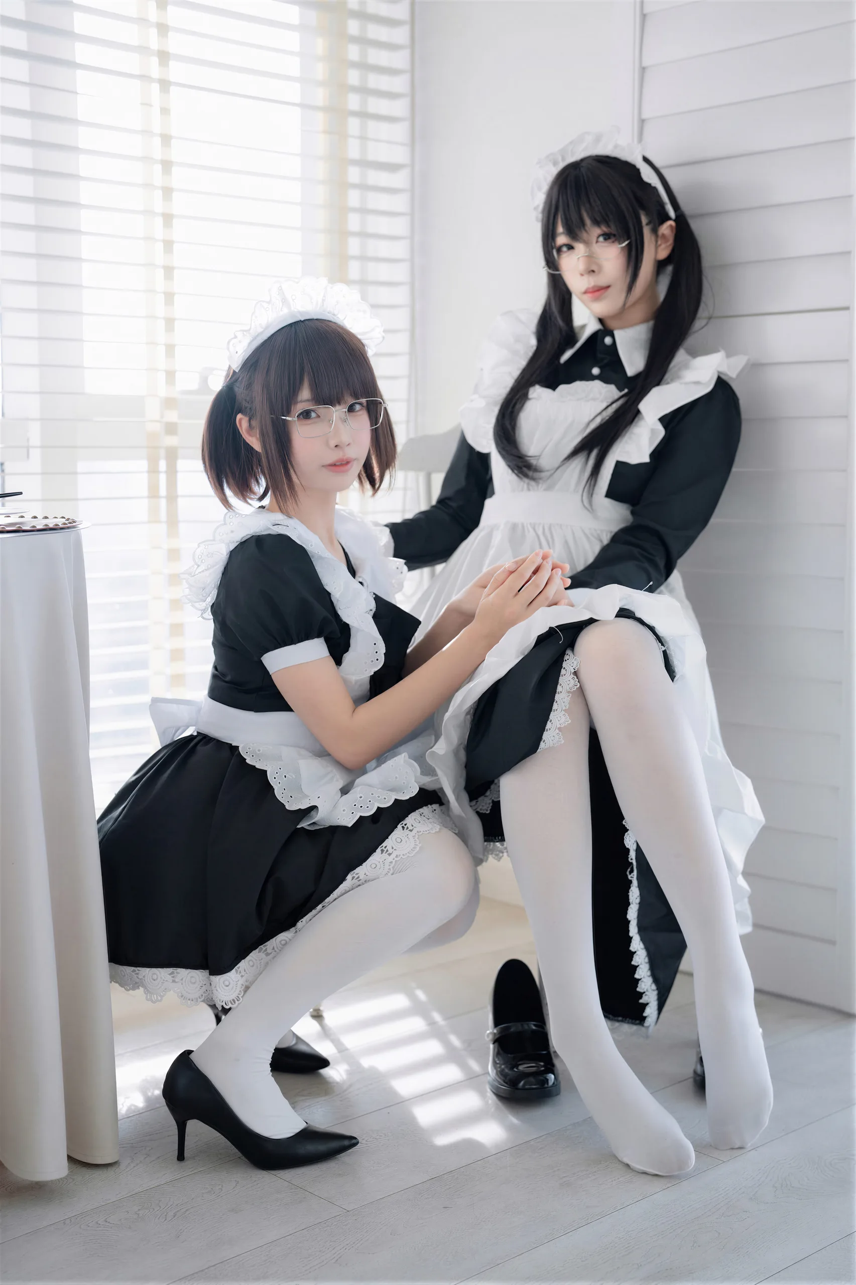 十万珍吱伏特&轩萧学姐 双人女仆 110P - 第55张写真大图