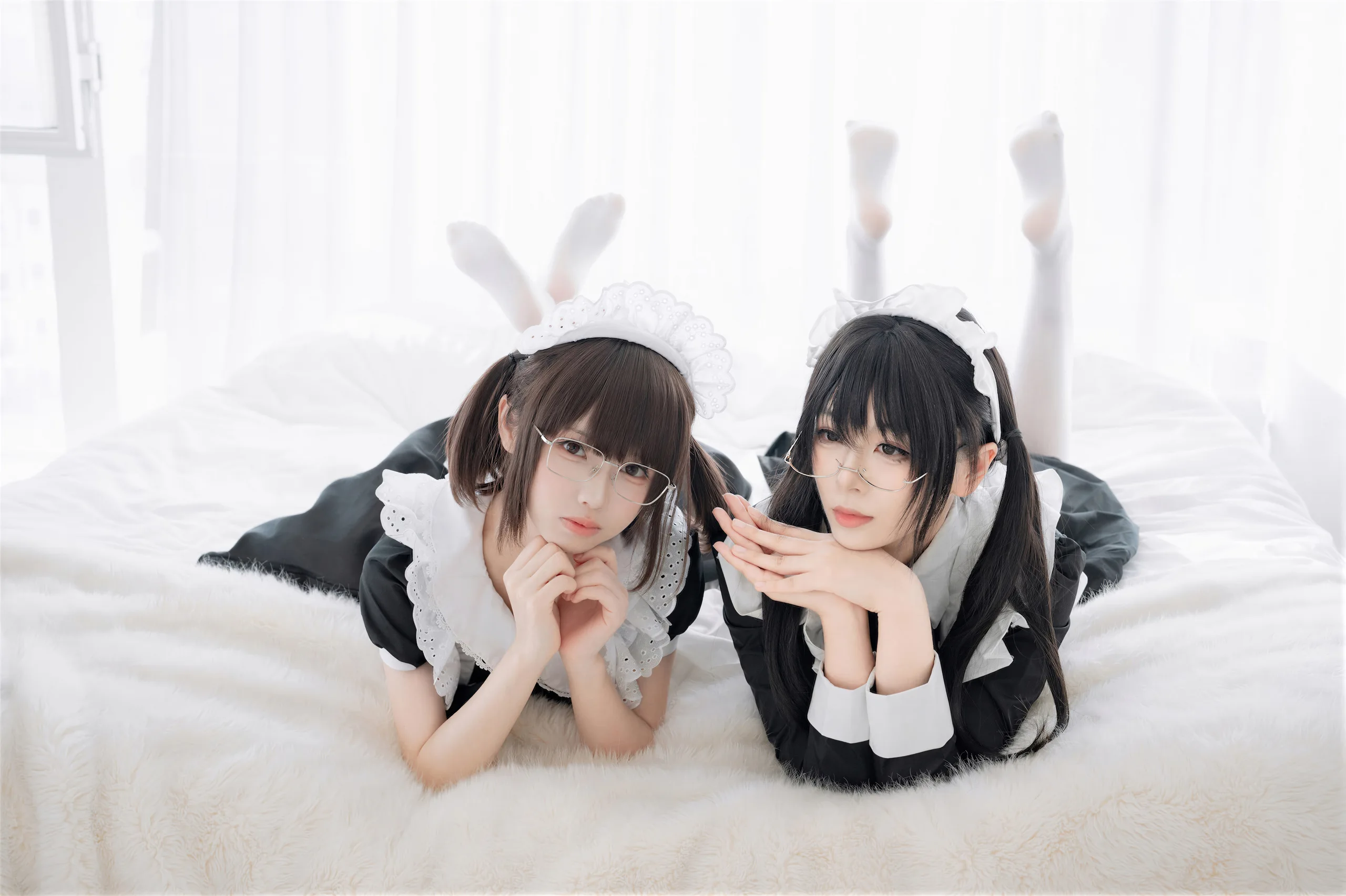 十万珍吱伏特&轩萧学姐 双人女仆 110P - 第75张写真大图