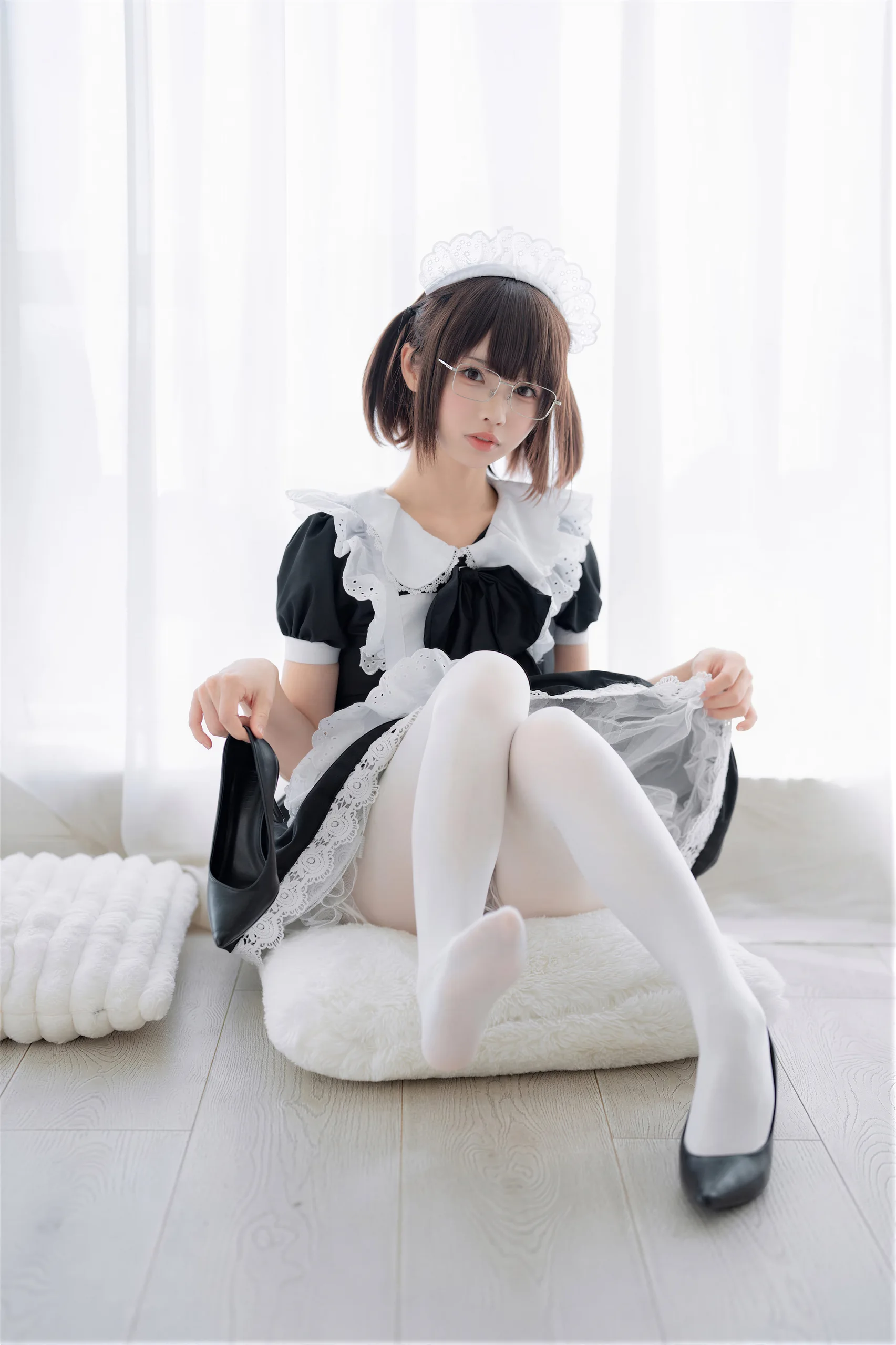 十万珍吱伏特&轩萧学姐 双人女仆 110P - 第92张写真大图