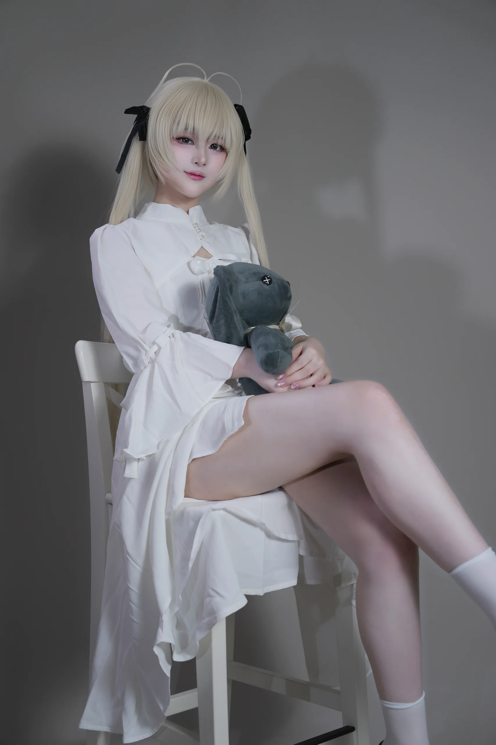 幼爱Youmeko NO 040 缘之空 春日野穹白裙 - 第5张写真大图