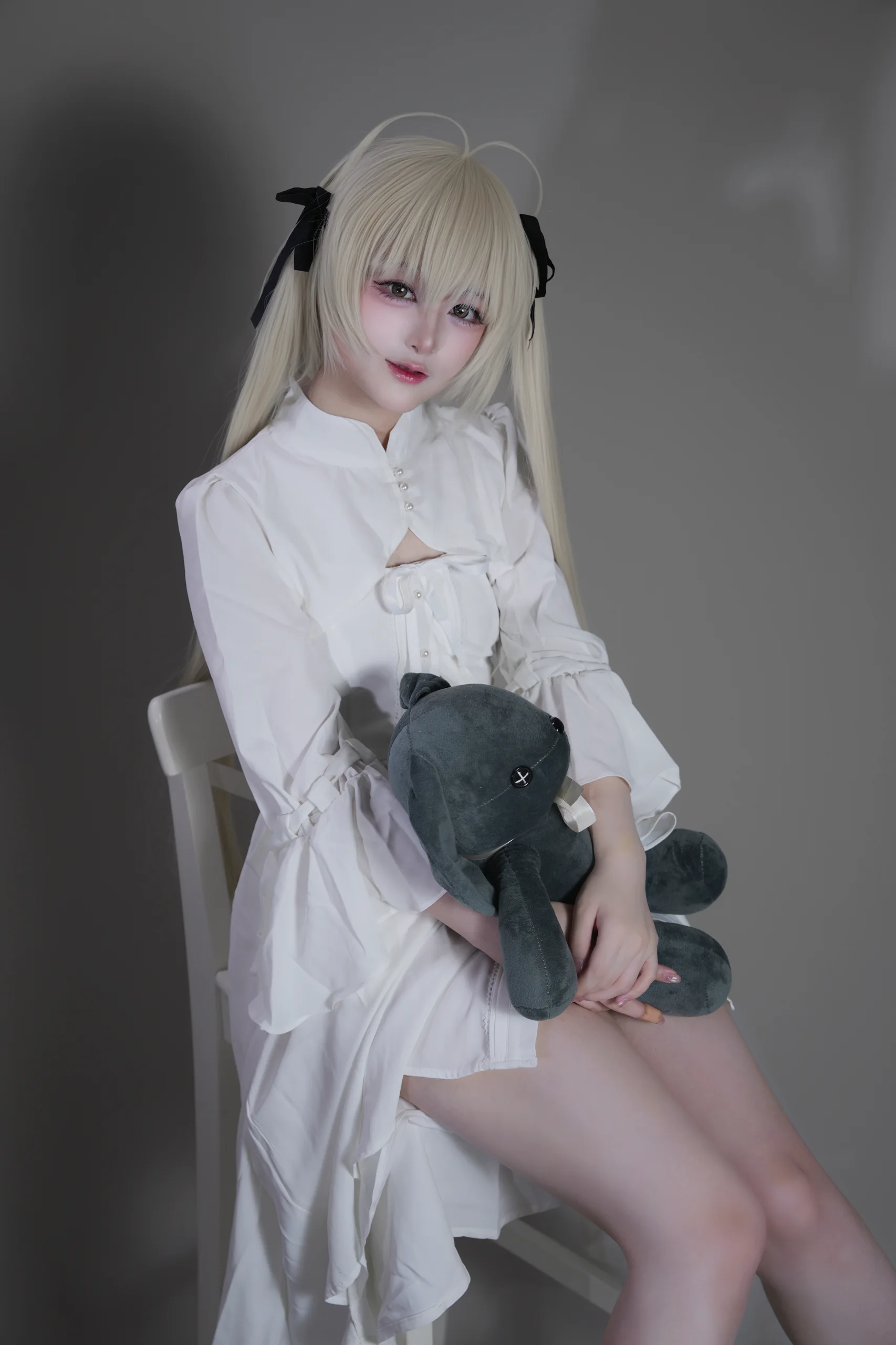 幼爱Youmeko NO 040 缘之空 春日野穹白裙 - 第6张写真大图