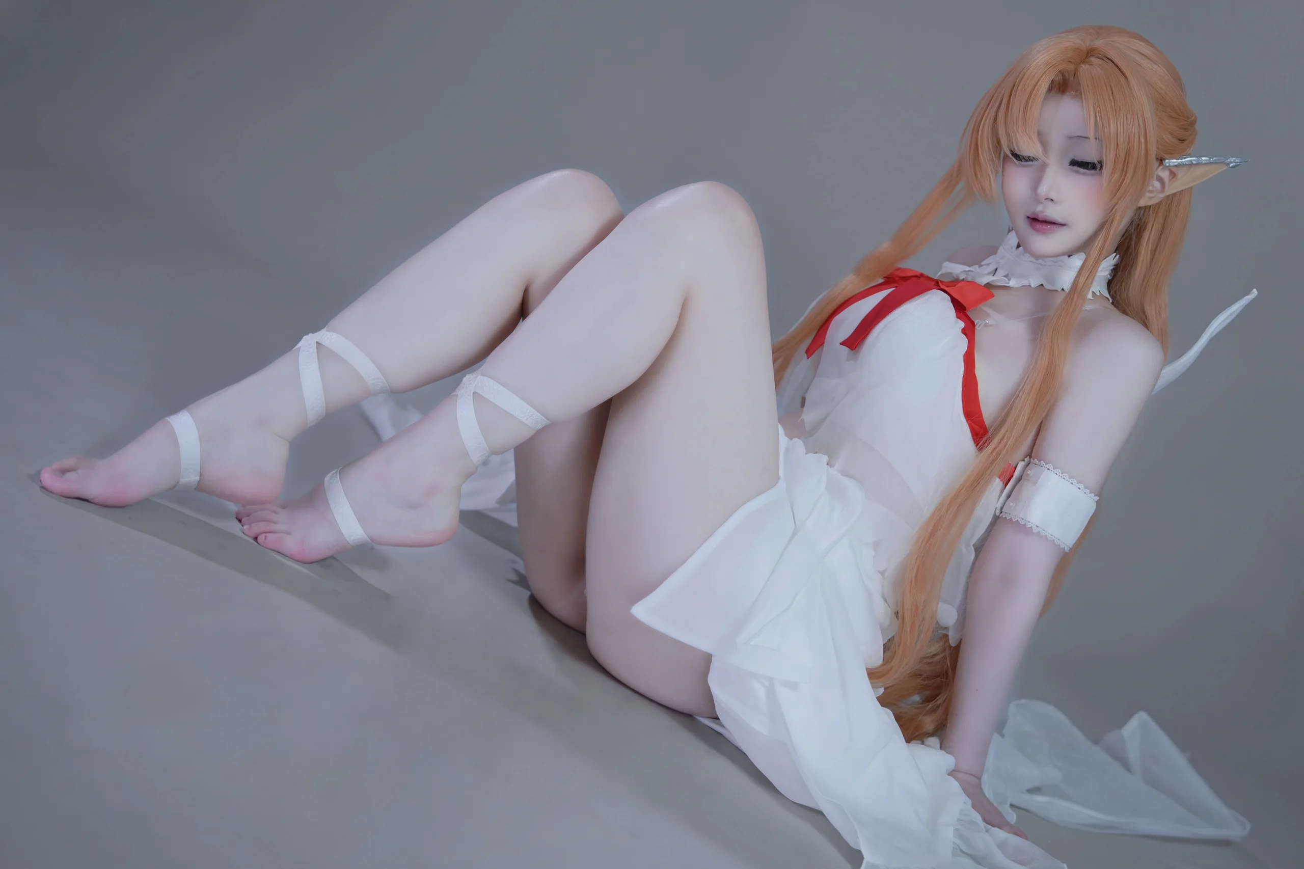 幼爱Youmeko 刀剑神域 亚丝娜·精灵囚服 - 第6张写真大图