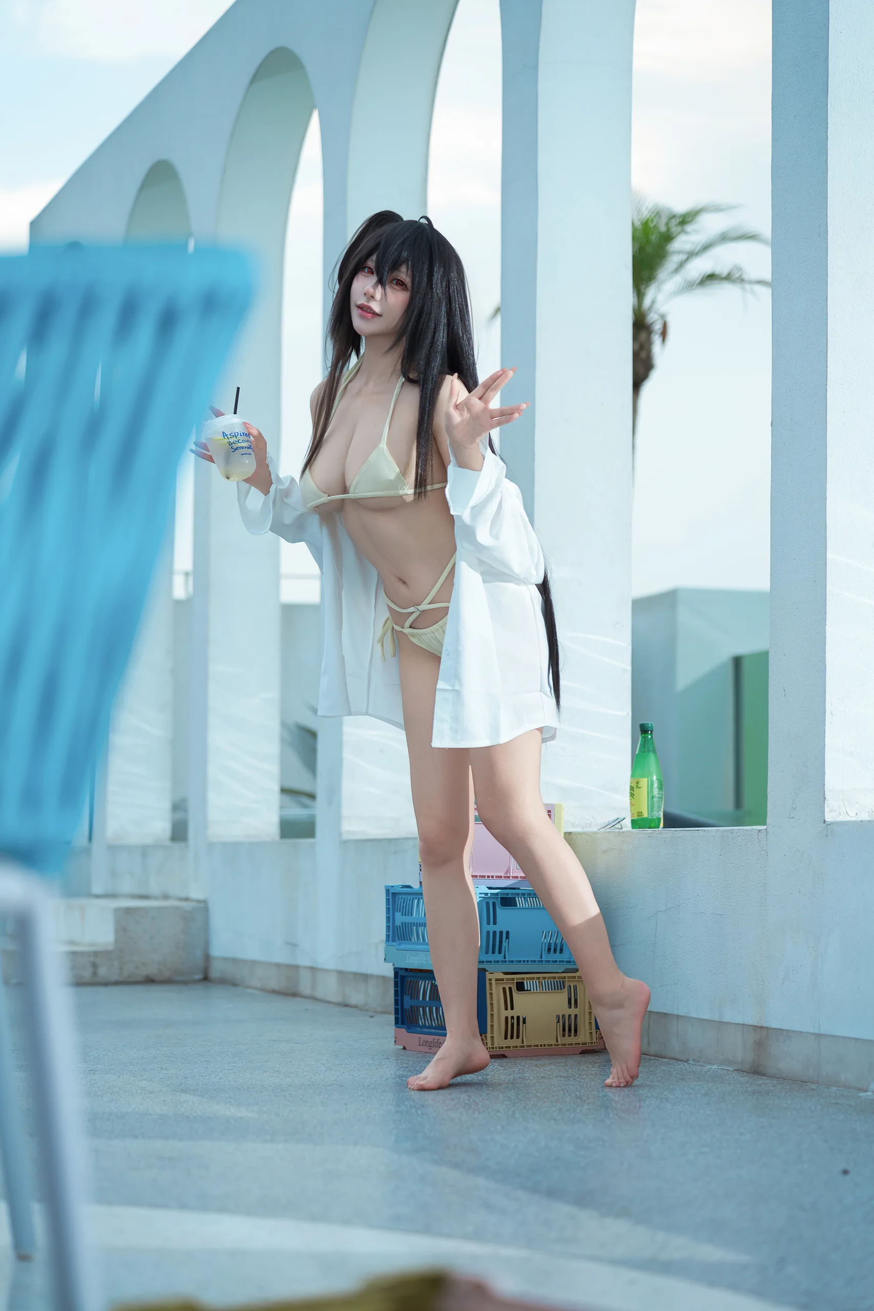 是一只熊仔吗 碧蓝航线 大凤 泳装 - 第34张写真大图