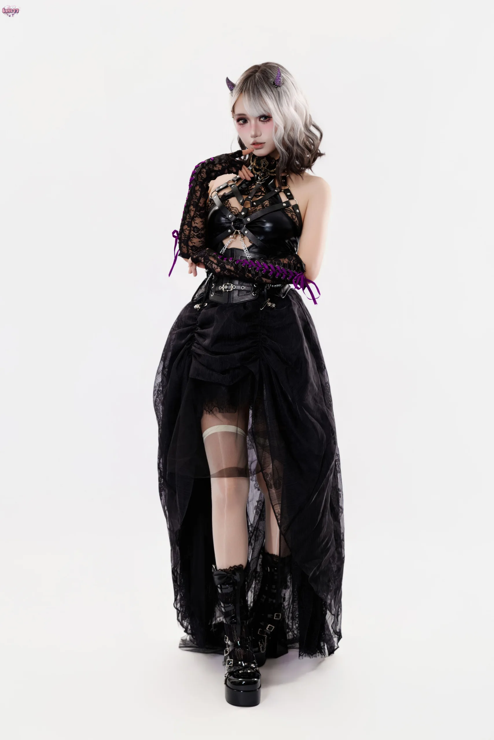 柒柒要乖哦 魔女盛宴 - 第60张写真大图