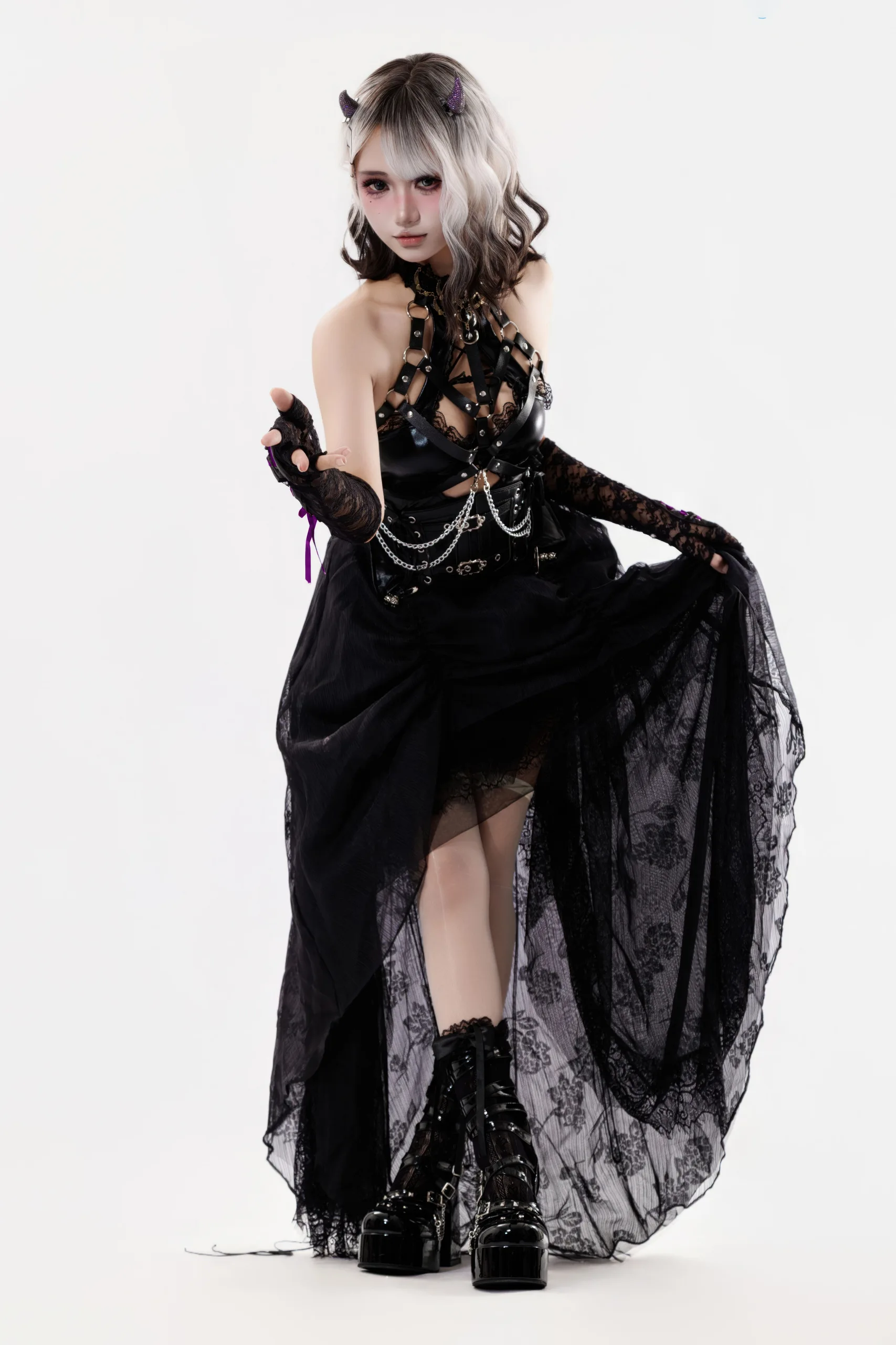 柒柒要乖哦 魔女盛宴 - 第63张写真大图